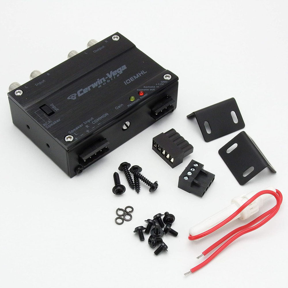 Cerwin Vega IOEMHL 2 Channel Line Output Converter - High Quality Car Audio Converter for Amplifiers | Perfect for Car Stereo Systems & Sound Upgrades
