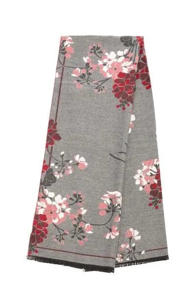 Stylish Floral Reversible Scarf for Women - Lightweight Fashion Accessory for Spring Outfits, Office Wear & Travel Essentials