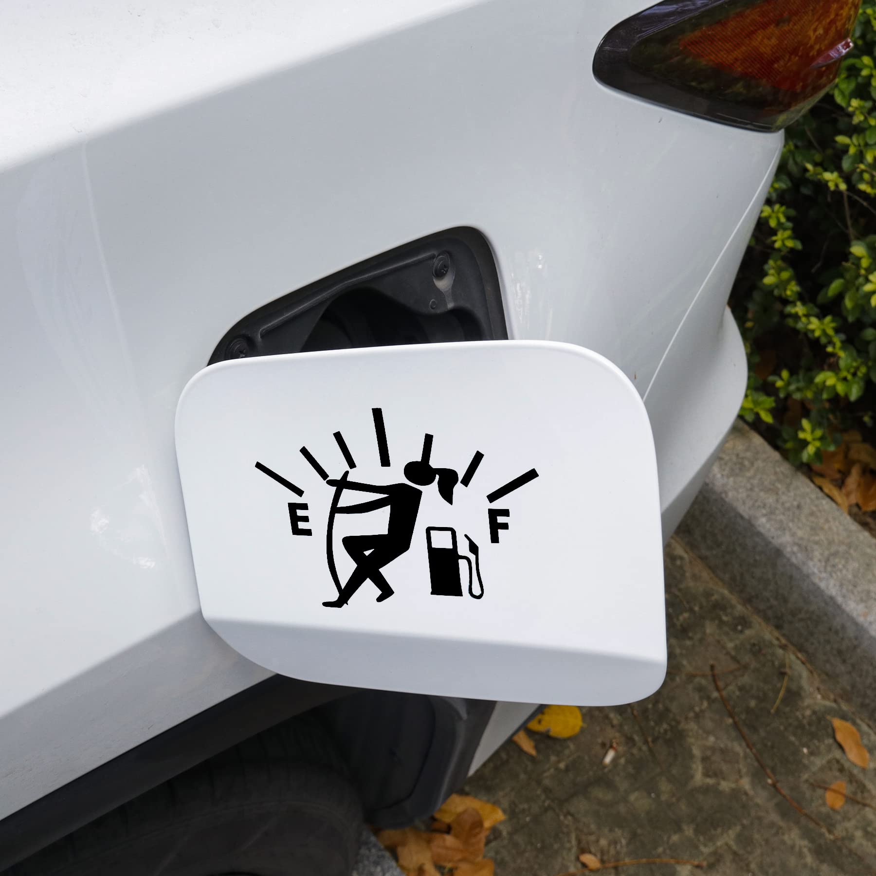 Funny Car Sticker for Women - High Fuel Consumption Decal, Universal Fuel Gauge Sticker for Cars, Trucks & Motorcycles (Black) - Perfect for Prank Gifts, Car Enthusiasts & Adding Humor to Your Vehicle