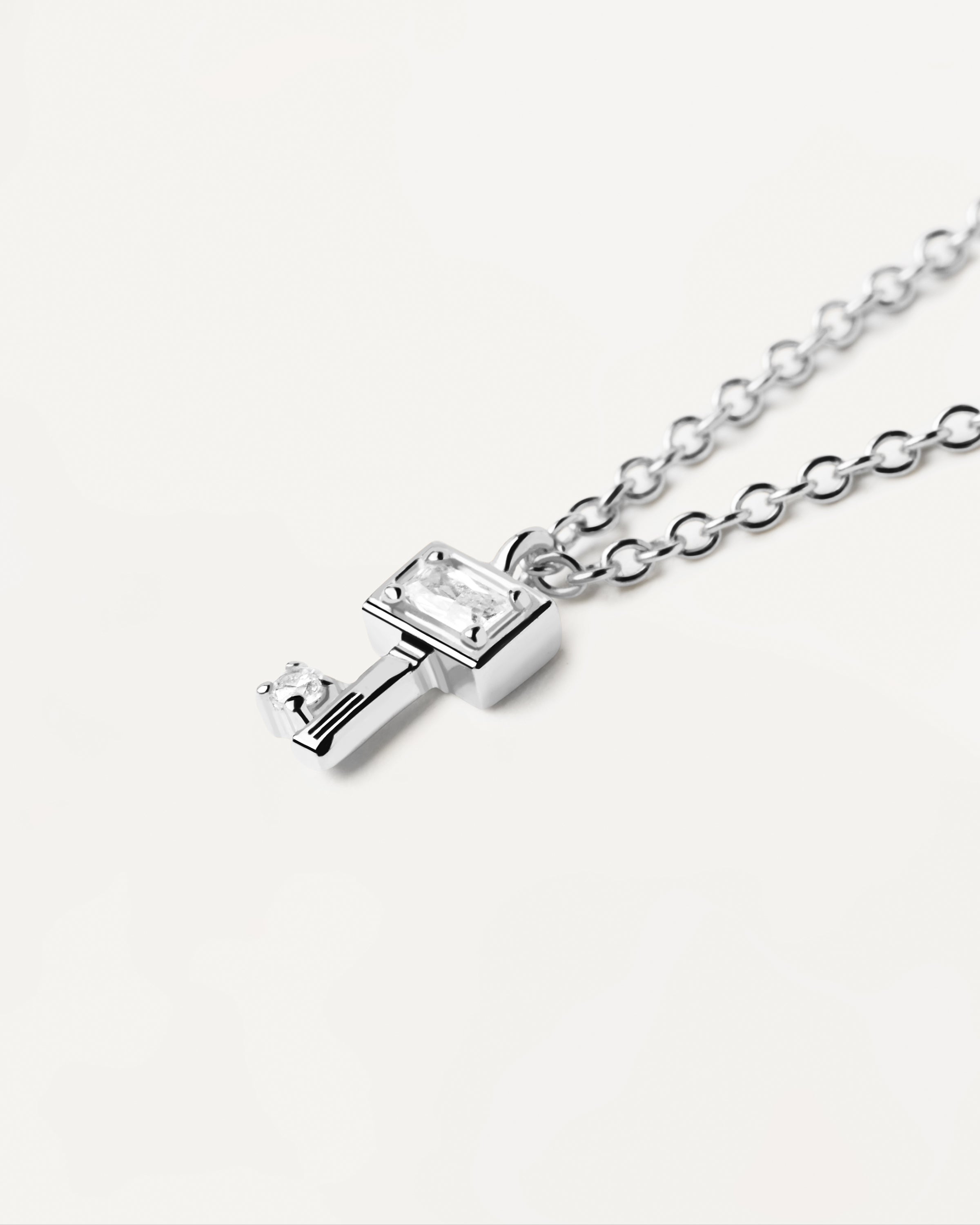 Elegant Sterling Silver Key Necklace for Women - Perfect for Everyday Wear, Gifts & Special Occasions