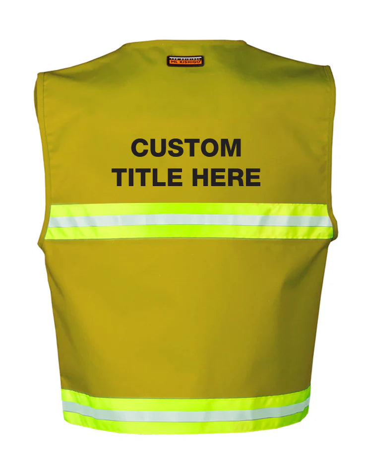 4200 Series Incident Command Vest - High Visibility Safety Vest for Emergency Response & Disaster Management - Ideal for Firefighters, Police & Search & Rescue Teams