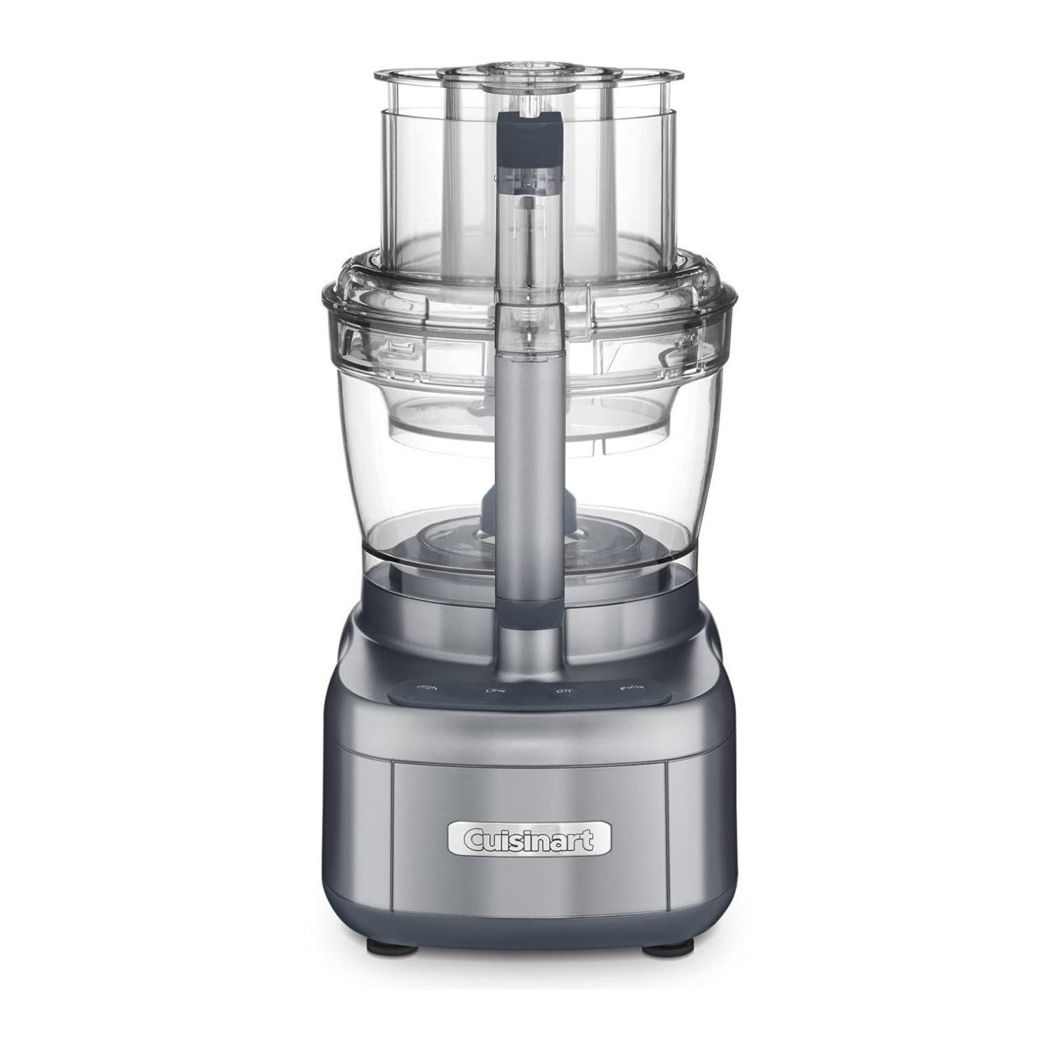 Cuisinart Elemental 13-Cup Small Food Processor - Gunmetal Finish | Compact & Powerful for Chopping, Slicing & Pureeing | Perfect for Meal Prep, Baby Food & Small Kitchens