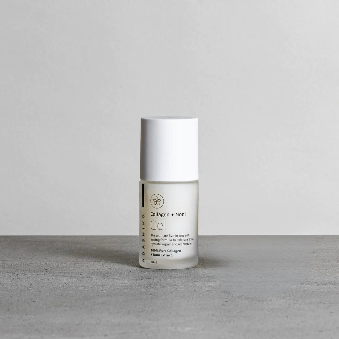 Adashiko Collagen & Noni Women's Face & Body Gel - Anti-Aging Moisturizer for Hydration & Skin Elasticity - Perfect for Night Routine & Daily Skincare