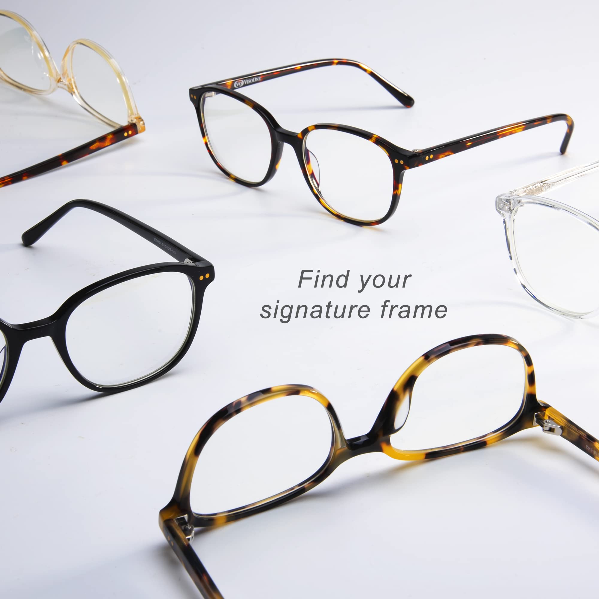 VISOONE Blue Light Blocking Glasses for Women & Men - Anti Glare Computer Gaming Glasses with Square Frame - Reduce Eye Strain for Work, Gaming & Screen Time