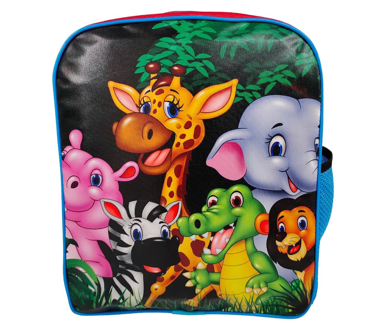 ANNACREATIONS Stylish Animal Print Kids School Backpack for Girls & Boys - Durable Polyester Bookbag with Adjustable Straps - Perfect for Elementary School, Travel & Daily Use