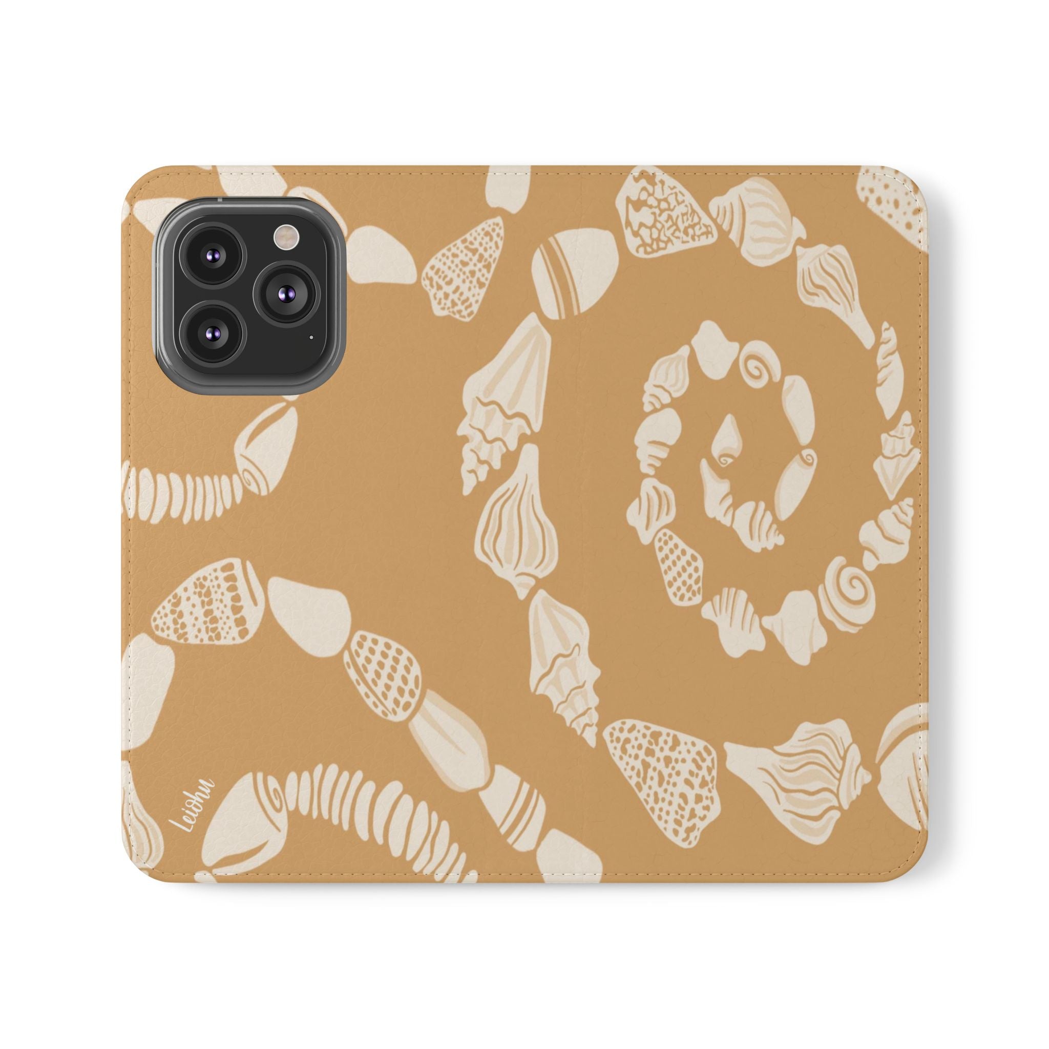 Groovy Shell Folio Case for iPad - Premium PU Leather Protective Cover with Auto Sleep/Wake, Slim Design for iPad Pro/Air/Mini - Perfect for Work, Travel & School