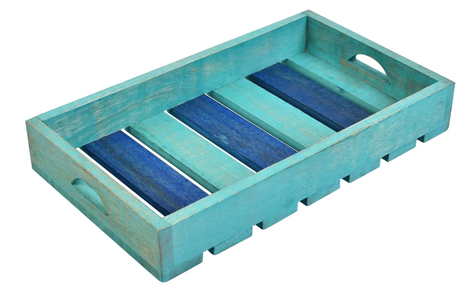 Artsio Handcrafted Mango Wood Serving Tray - 11.5