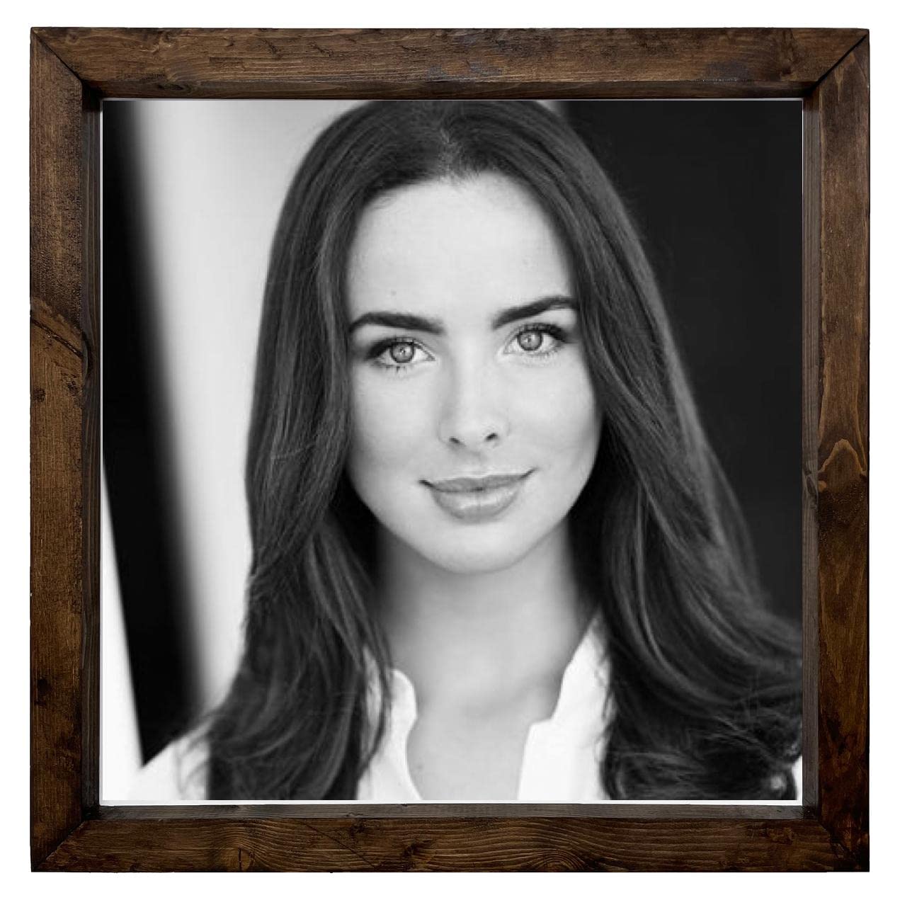 FC Carino Ashleigh Brewer Framed Art Print - 12x12 Inch Wood Frame Wall Decor with White Background (FCA #FCAG740312) - Perfect for Living Room, Bedroom & Office Decor