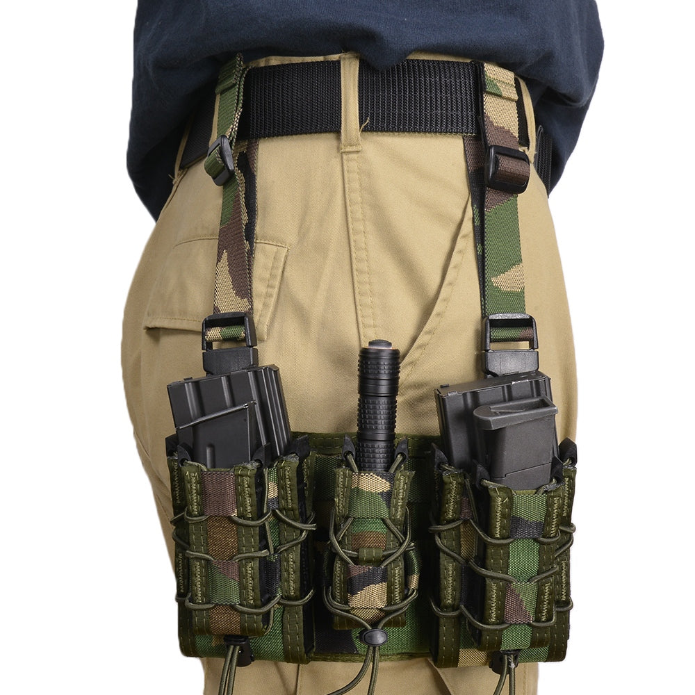 High Speed Gear Rifle Leg Rig - Tactical Magazine Storage Pouch | Made in USA | Perfect for Shooting Range, Hunting & Airsoft