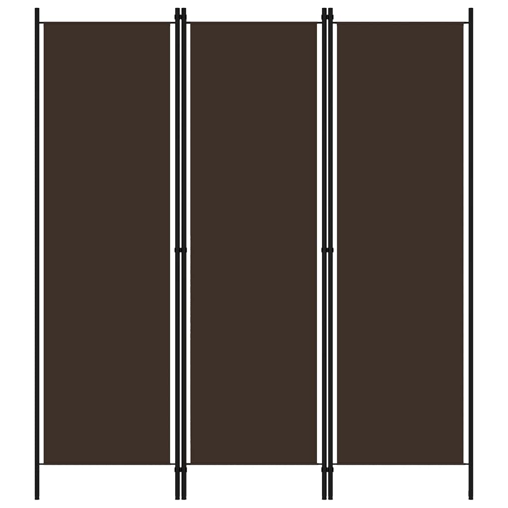 3-Panel Folding Room Divider Privacy Screen - 59.1