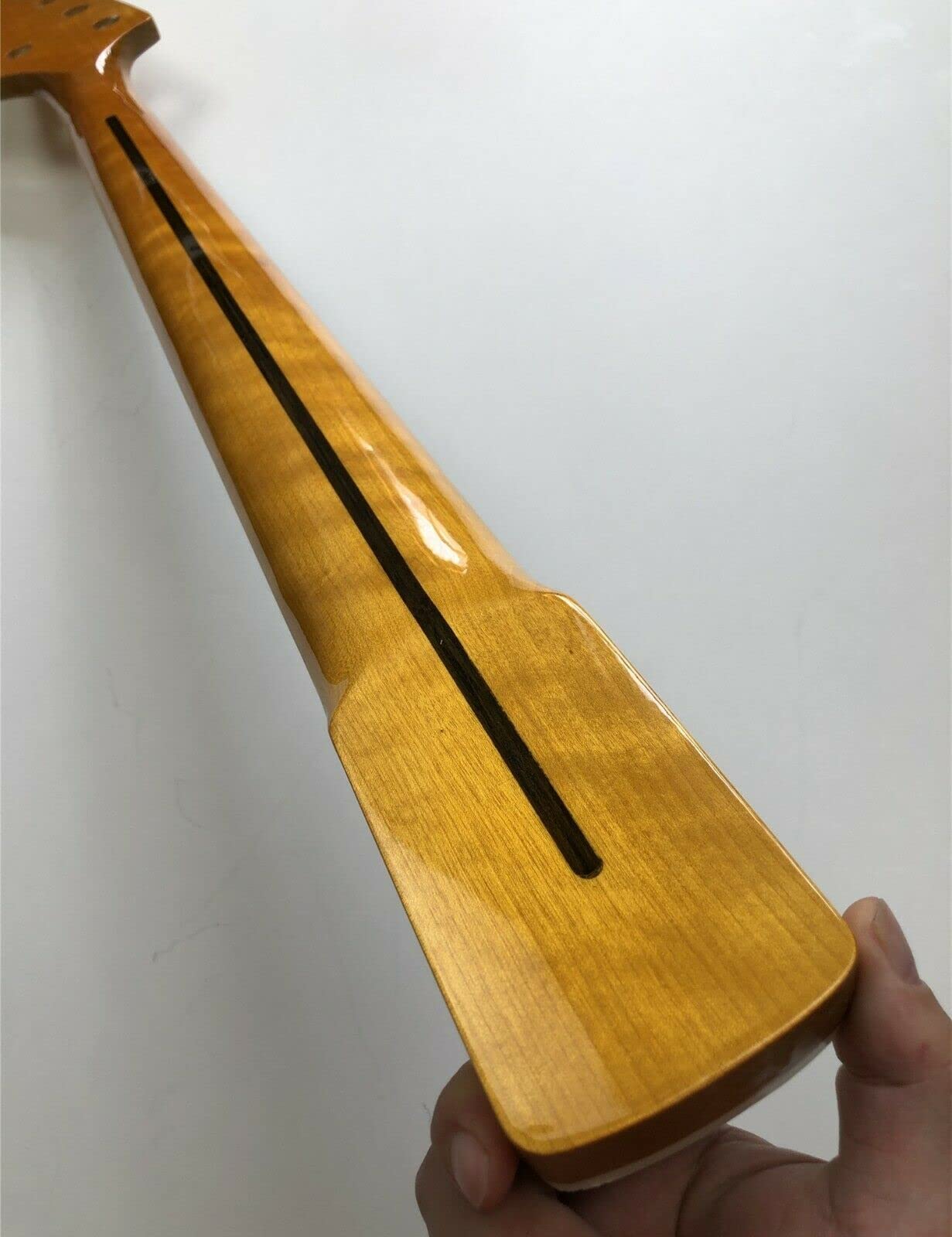 5 String Electric Bass Guitar Neck - Maple Wood with 20 Frets & 34