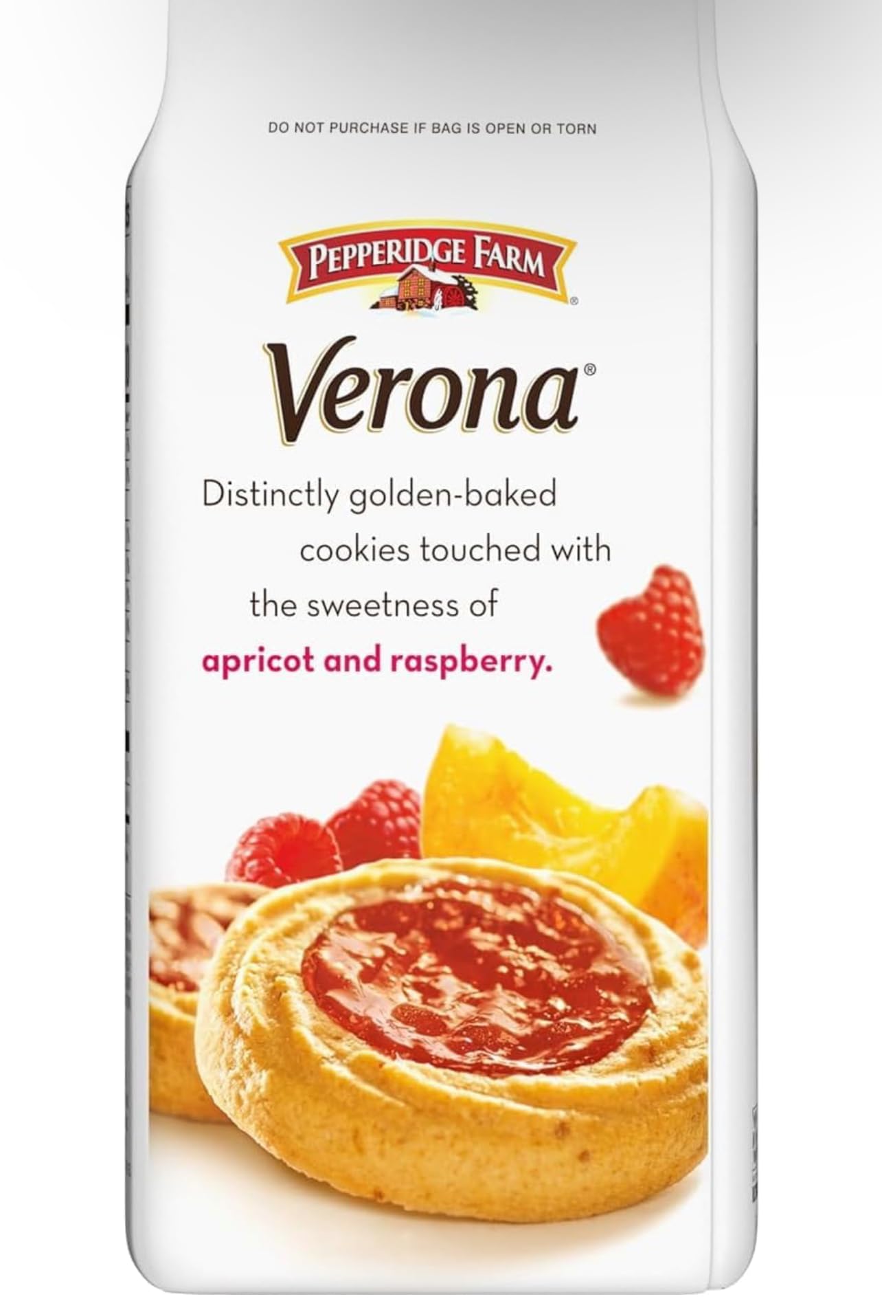 Pepperidge Farm Verona Indulgence Strawberry Thumbprint Cookies - 72 Count (4 Packs) | Buttery Shortbread with Strawberry Filling | Perfect for Parties, Gifts & Holiday Treats