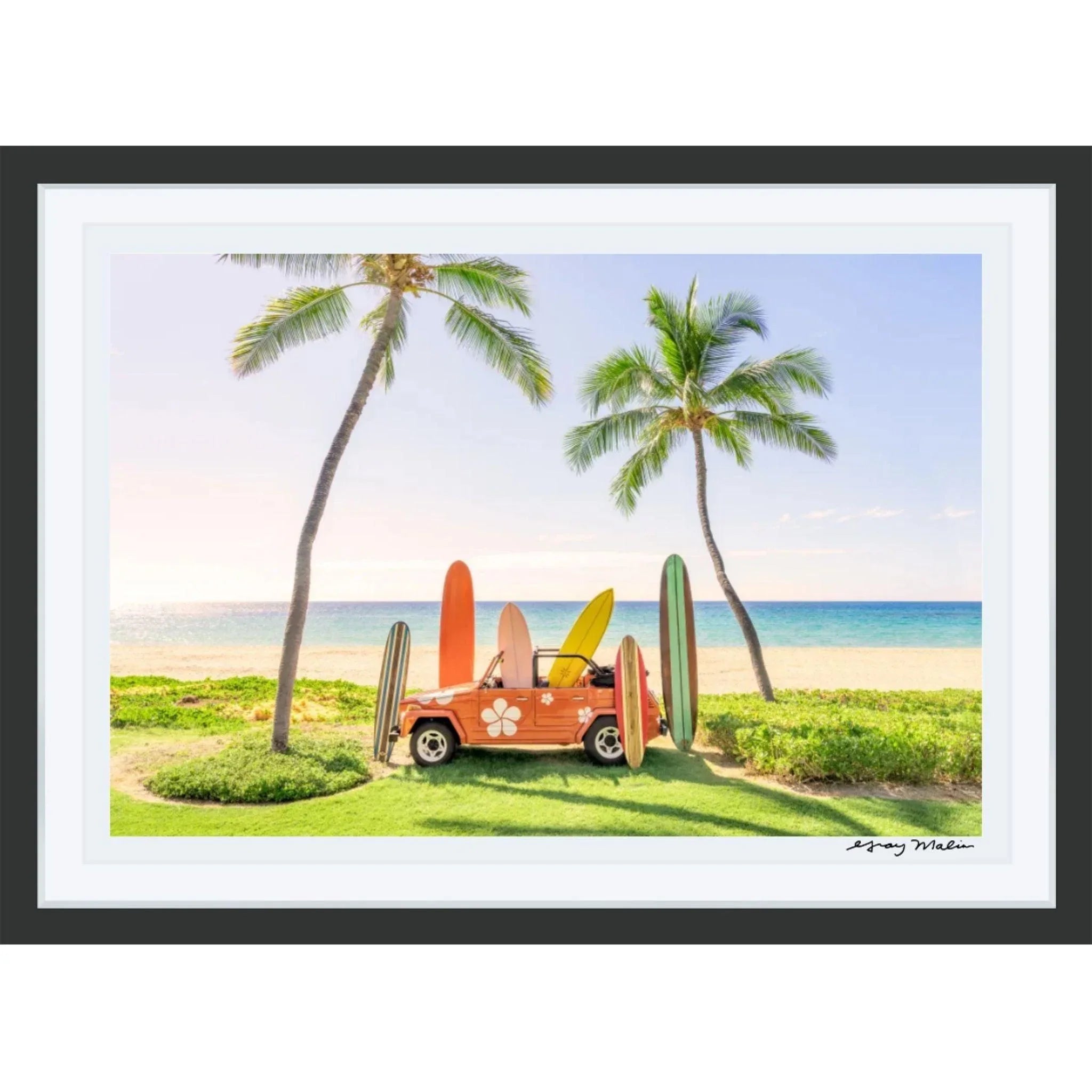 Gray Malin Mauna Kea Print Beach Buggy - Premium Hawaiian-Inspired Towel for Pool, Beach & Outdoor Adventures