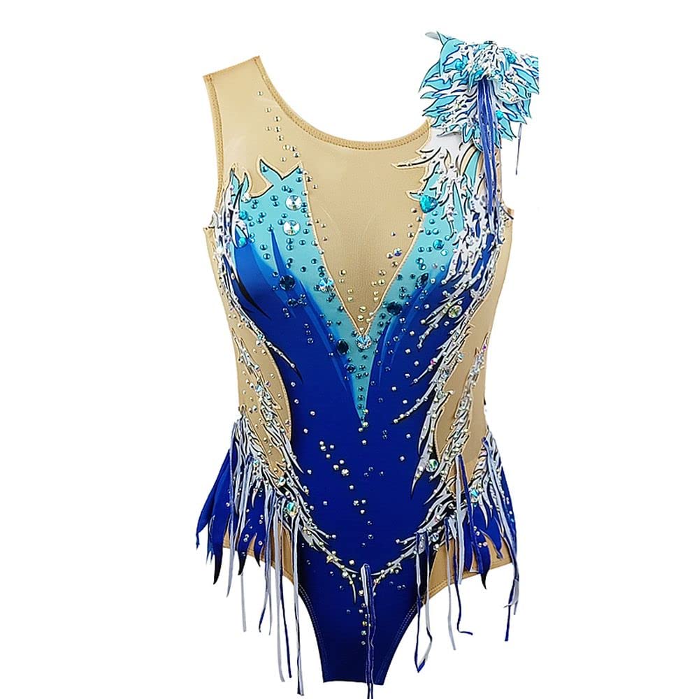 LIUHUO Artistic Gymnastics Leotards for Girls & Women - Competition Rhythmic Dance Leotard with Sparkle Design - Perfect for Gymnastics, Ballet, Dance Performances & Recitals