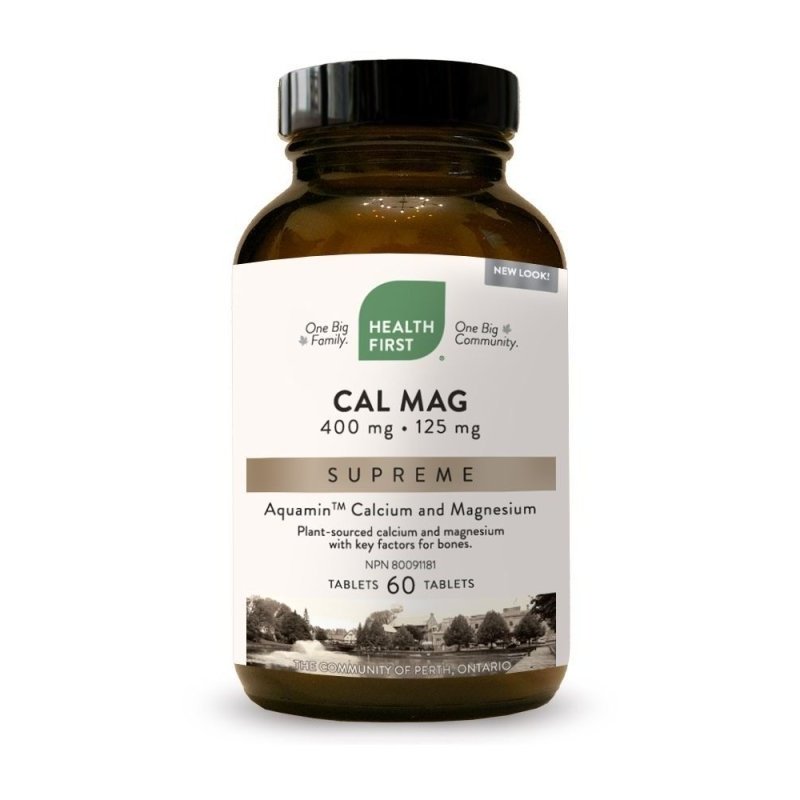 Cal Mag Supreme 1 - Premium Calcium Magnesium Supplement for Bone & Muscle Health - Supports Heart Function & Stress Relief - Ideal for Athletes, Seniors & Active Lifestyles