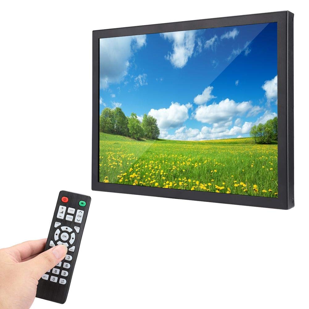 15 Inch Touch Screen Monitor - 1024x768 HD Resolution with HDMI/VGA/AV/BNC Ports - Industrial Metal Housing Display for Raspberry Pi, Drone, CCTV Surveillance - Perfect for Home Security, DIY Projects & Industrial Control Systems
