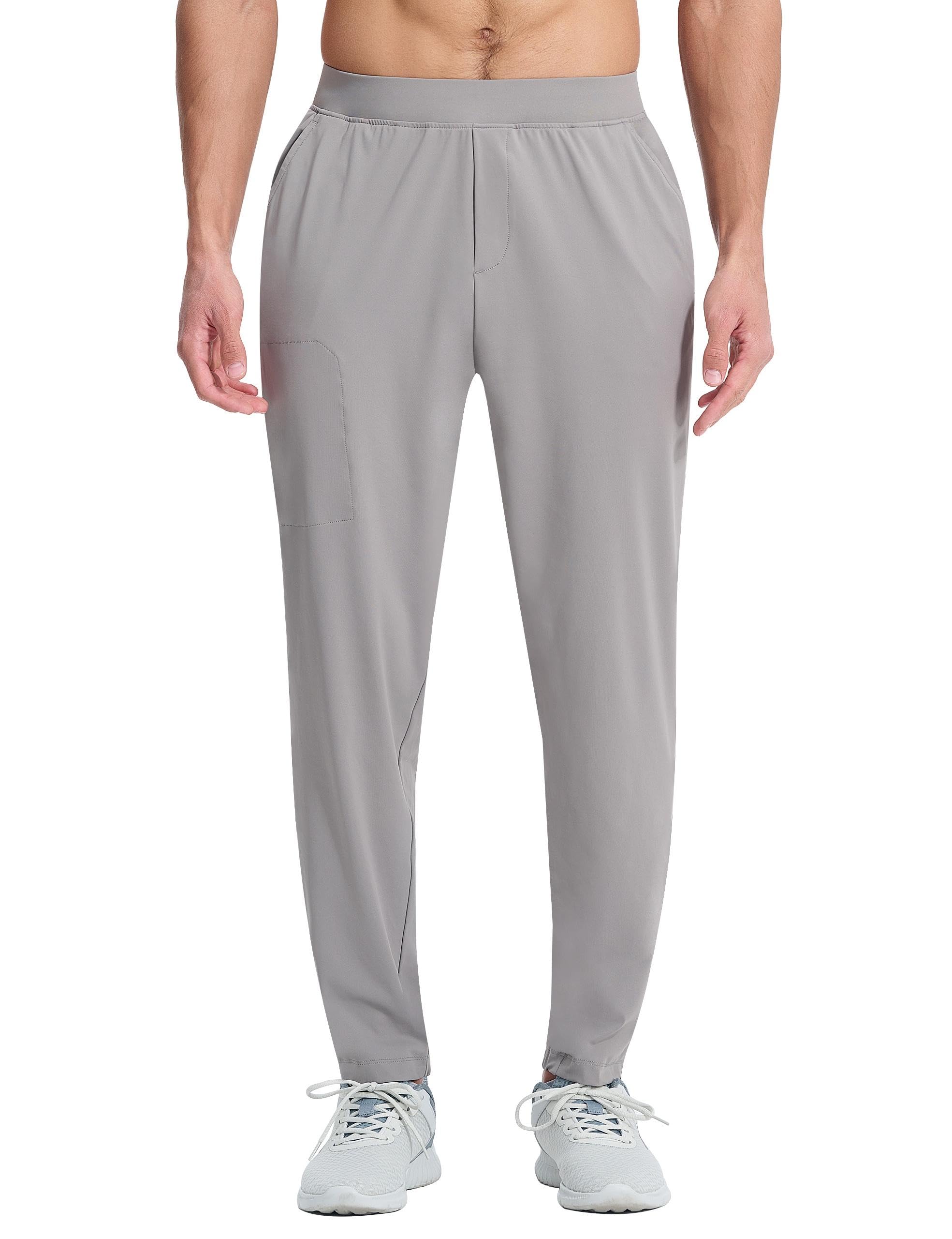 EZRUN Men's Stretch Jogger Pants - Quick Dry Athletic Workout Golf Running Gym Hiking Sweatpants for Men | Perfect for Workouts, Golfing, Running & Outdoor Activities