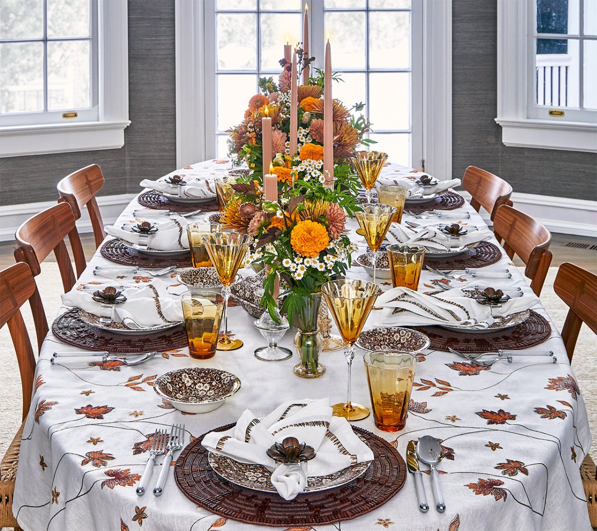 Premium Matrix Placemats Set of 2 - Non-Slip Heat Resistant Table Mats for Dining, Kitchen & Home Decor - Perfect for Everyday Meals, Parties & Holiday Gatherings