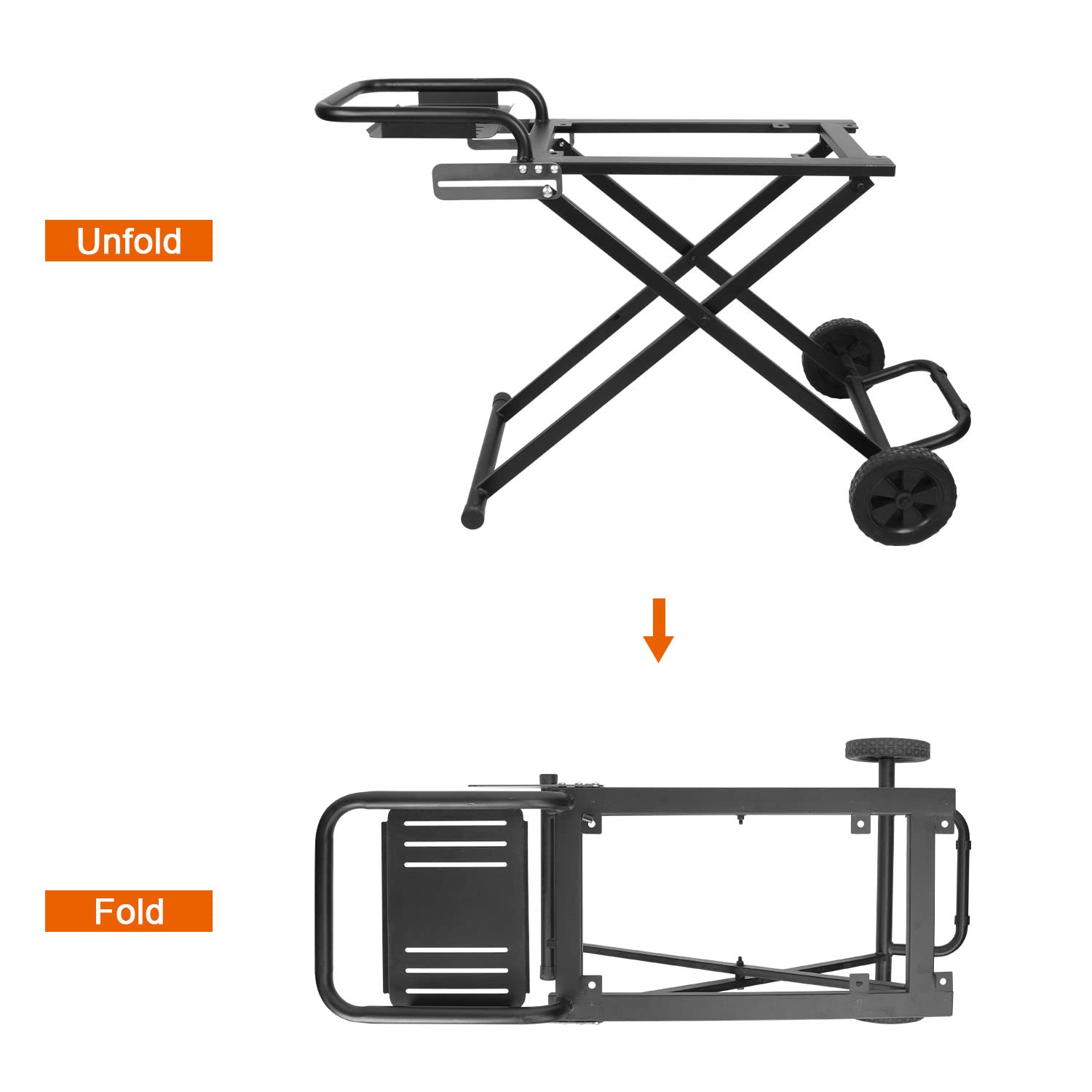 Heavy-Duty Foldable Griddle Cart with Wheels for Blackstone 22 & 17 Inch Grill - Portable Griddle Stand, Grill Replacement Part for Outdoor Camping, BBQ, Tailgating & Backyard Cooking - Perfect for Patio, Picnic & RV Trips