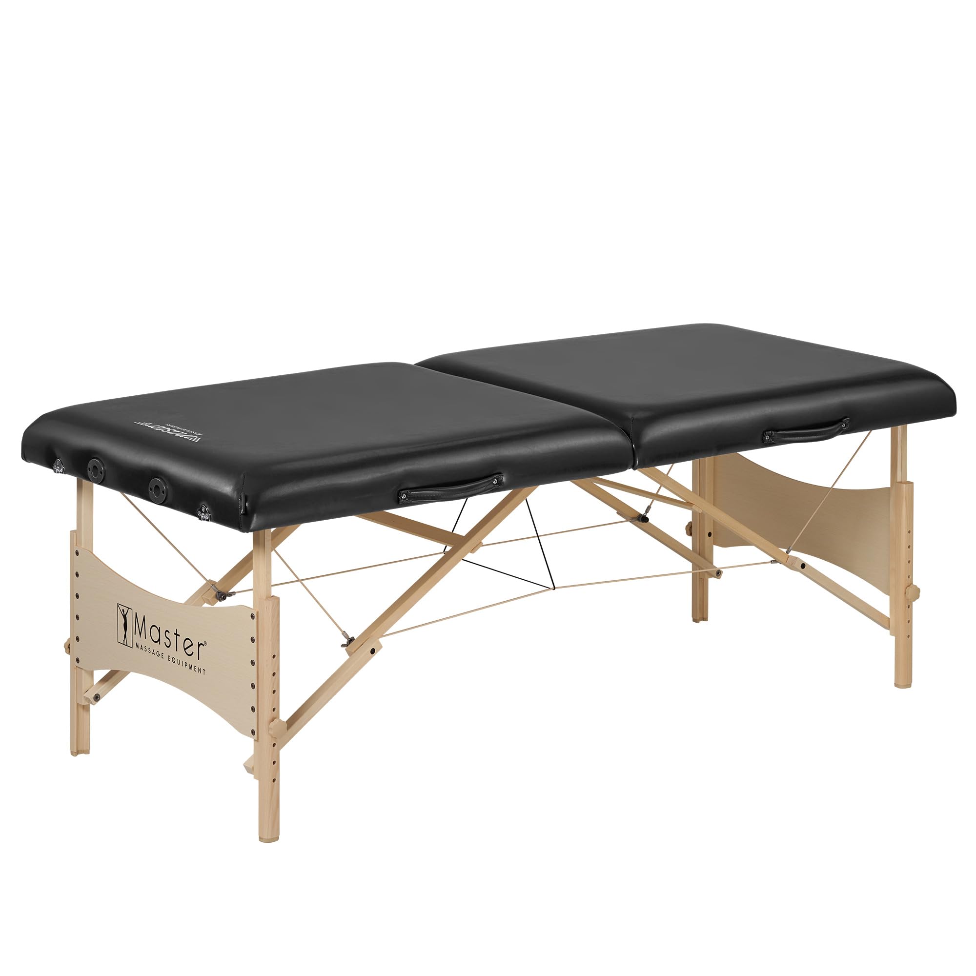 30 Inch Balboa Pro Portable Massage Table - Foldable Wooden Beauty Salon Bed for Massage, Lash Extensions & Tattoo - Black | Perfect for Spa, Home Use & Professional Therapists