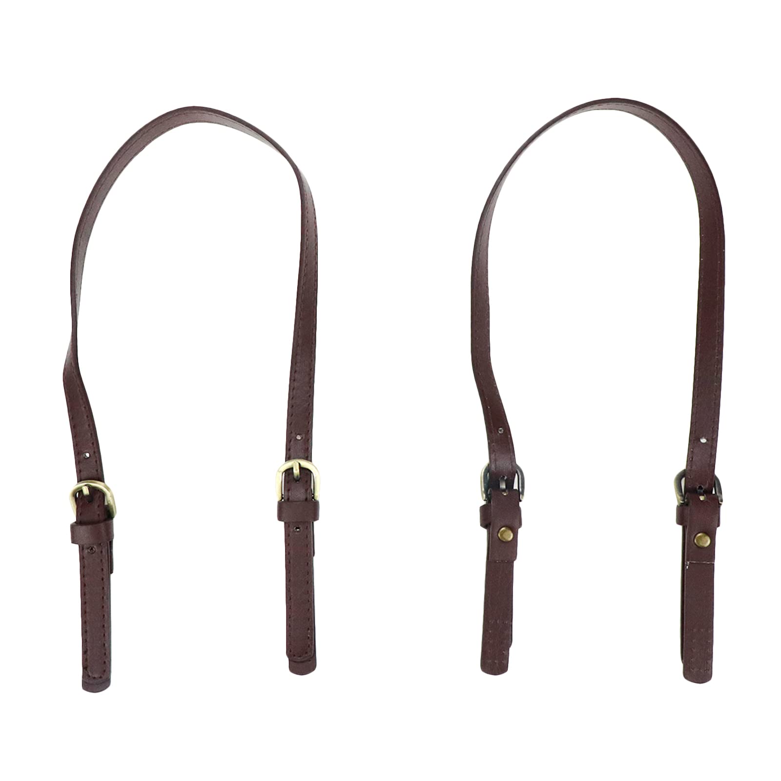 Premium PU Leather Replacement Purse Straps (2-Pack) - Adjustable 65cm to 71cm Light Coffee Handbag Straps - Durable Bag Handles for Women's Purses, Totes & Crossbody Bags - Perfect for Daily Use, Travel & Shopping