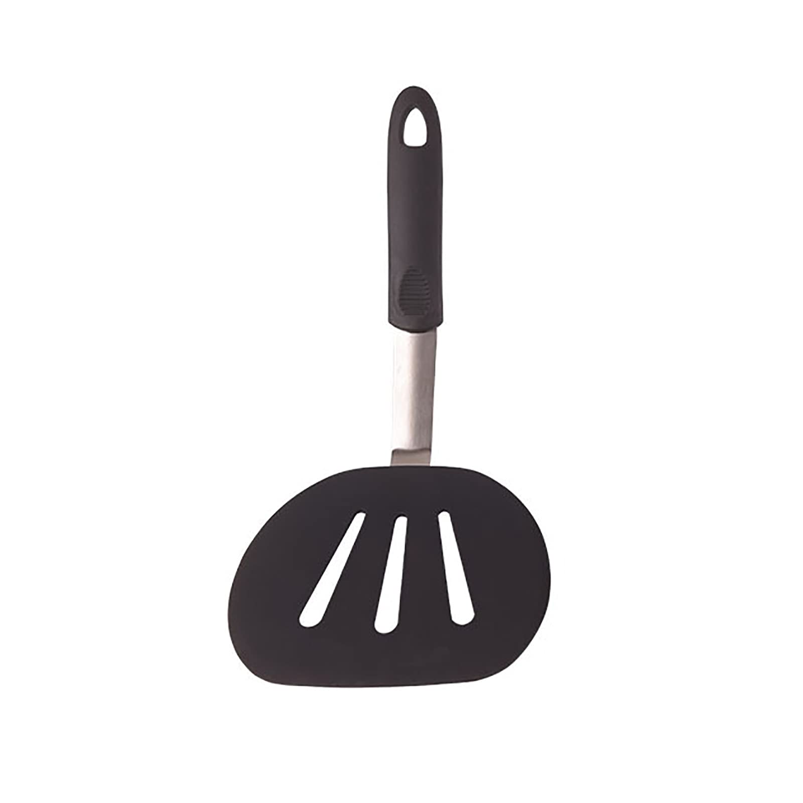 Premium Stainless Steel Silicone Spatula - Heat-Resistant, Flexible Kitchen Utensil for Flipping Burgers, Pancakes & Cooking - Ideal for Grilling, Baking & Non-Stick Pans