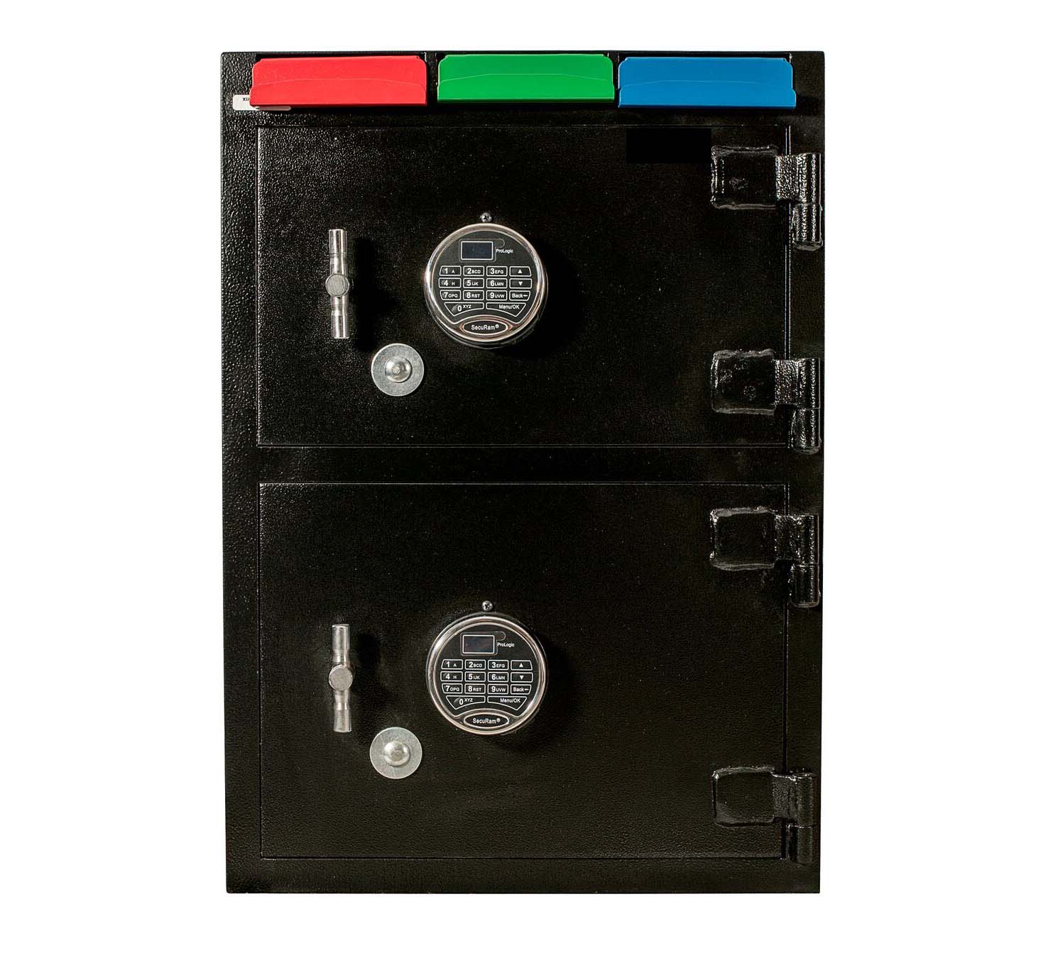 Cennox CS2820 FK1 Double Door Depository Safe - High Security Cash Drop Box for Retail & Banks - Ideal for Stores, Restaurants, and Financial Institutions