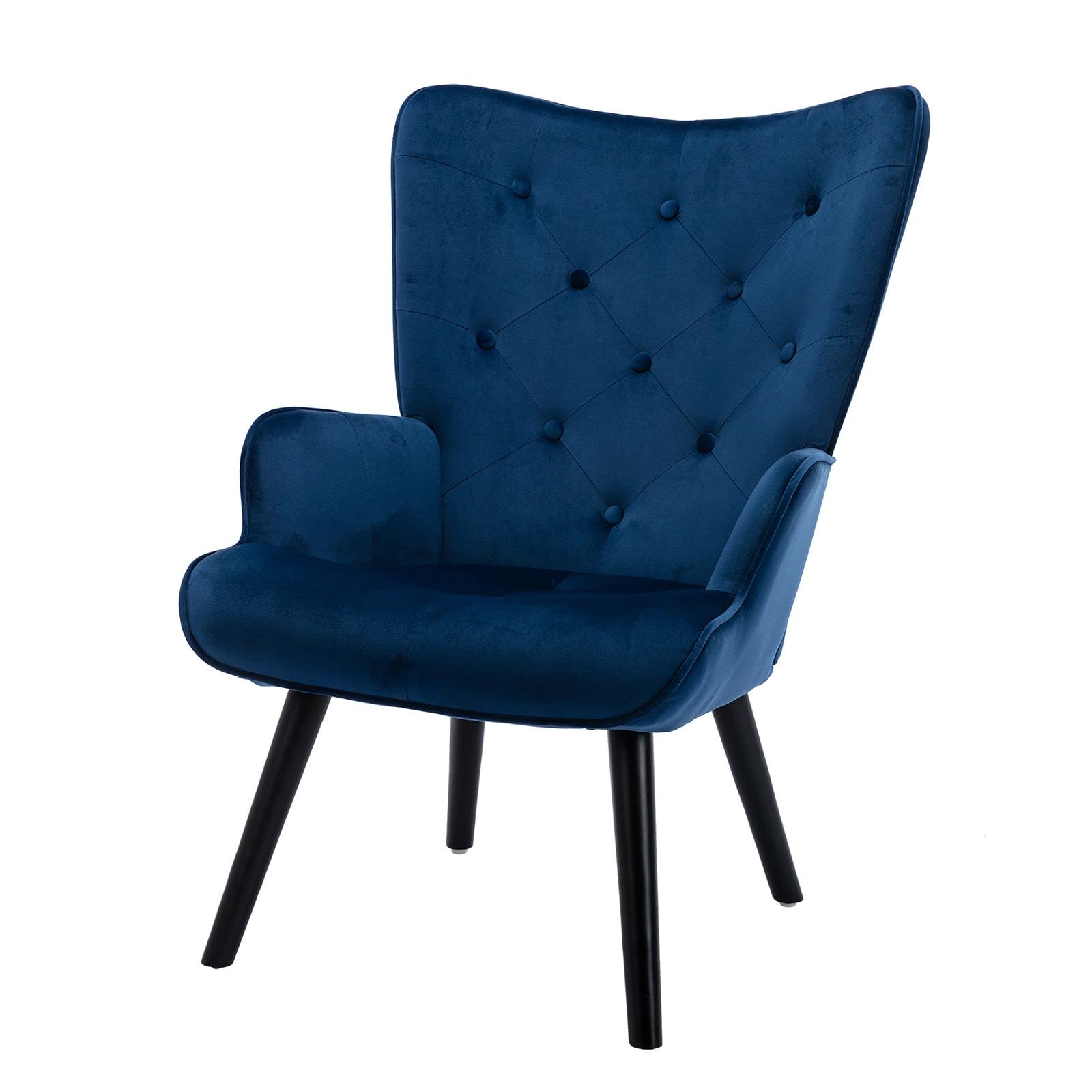 Comfy Wingback Reading Chair for Bedroom, Nursery, Living Room & Office - Decorative & Ergonomic Accent Chair for Relaxing, Reading & Working