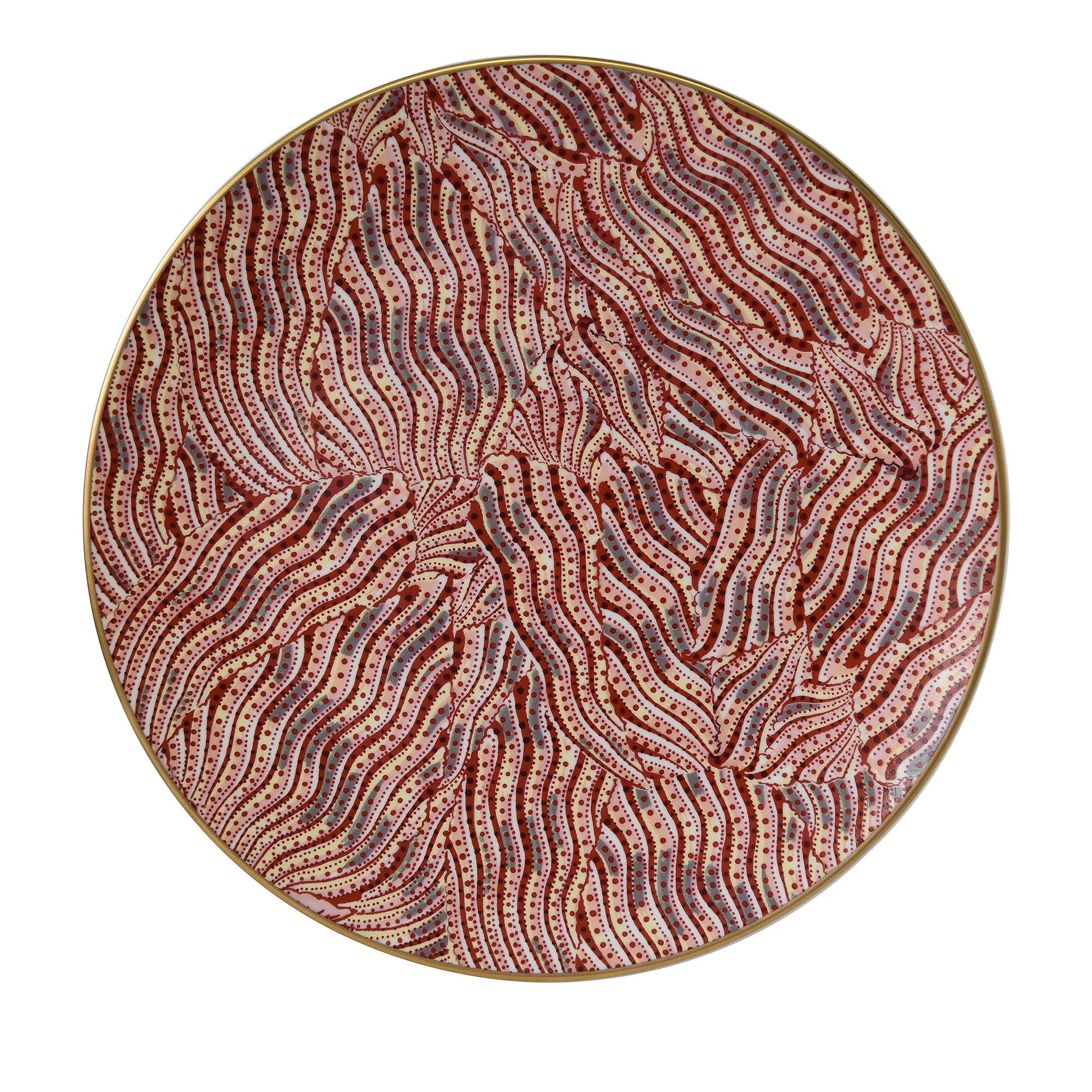 Braquenie Elegant Service Plate - Premium Porcelain Dinnerware for Formal Dining & Entertaining | Perfect for Weddings, Parties & Fine Dining