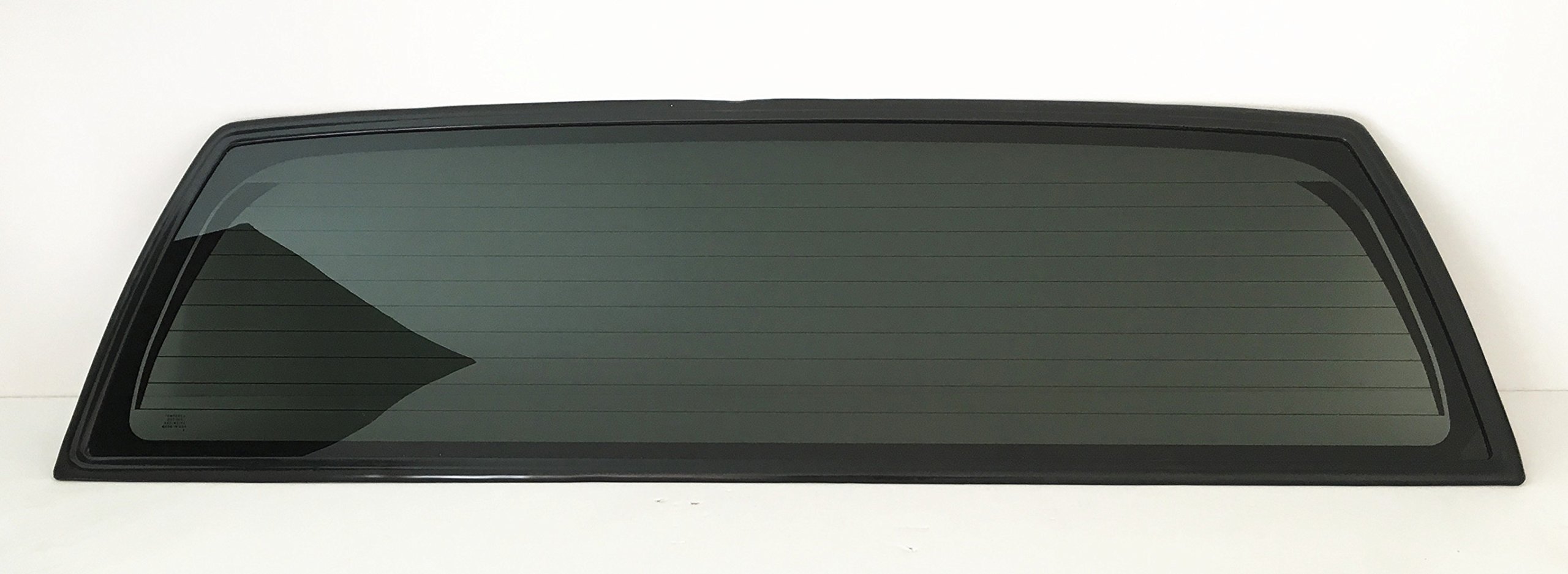 Heated Rear Window Glass Replacement for Nissan Frontier Pickup 4-Door Crew Cab (2001-2004) | Defroster for Winter Driving & Frost Removal