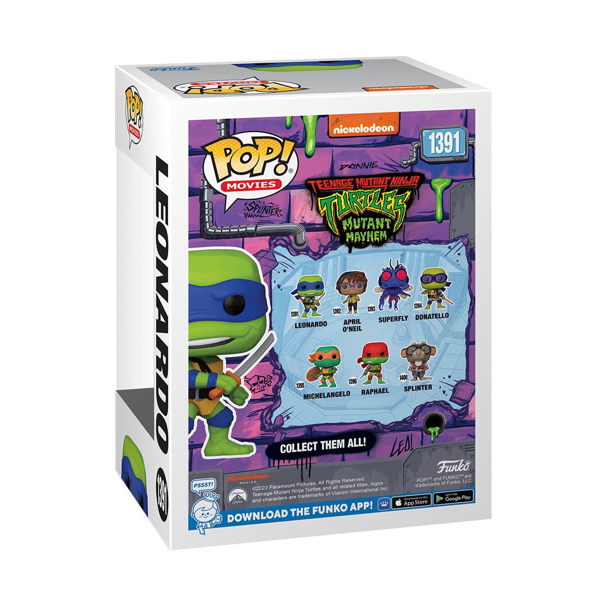 Teenage Mutant Ninja Turtles Mutant Mayhem Leonardo Action Figure - Collectible TMNT Toy for Kids & Fans - Perfect for Playtime, Display & Gifts