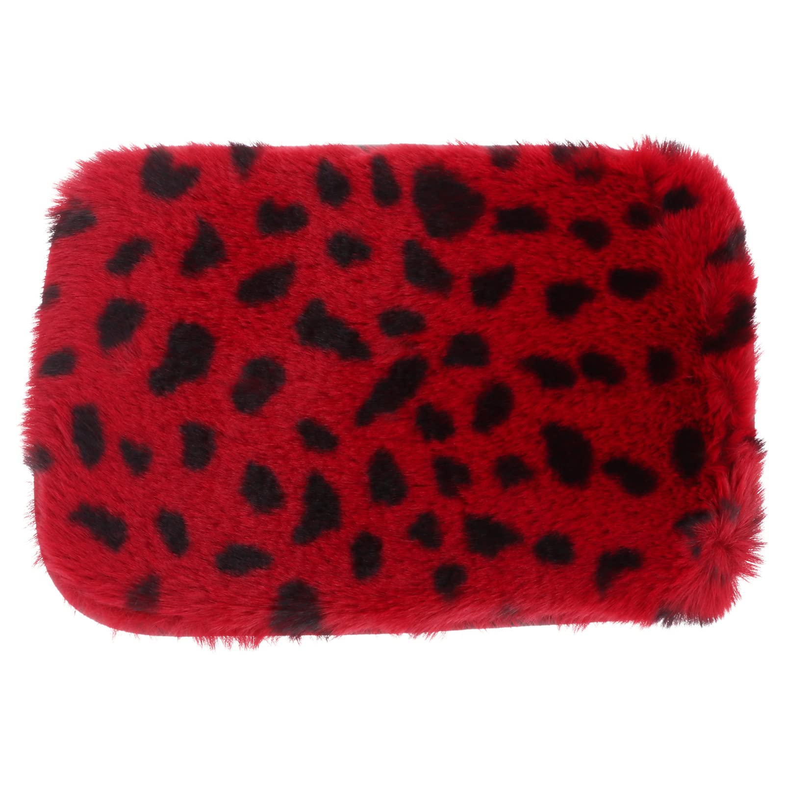 VICASKY Leopard Print Center Console Armrest Cover - Soft Plush Cushion Protector for Cars, Trucks & SUVs - Non-Slip Vehicle Accessory for Comfort & Style (Perfect for Road Trips & Daily Commutes)