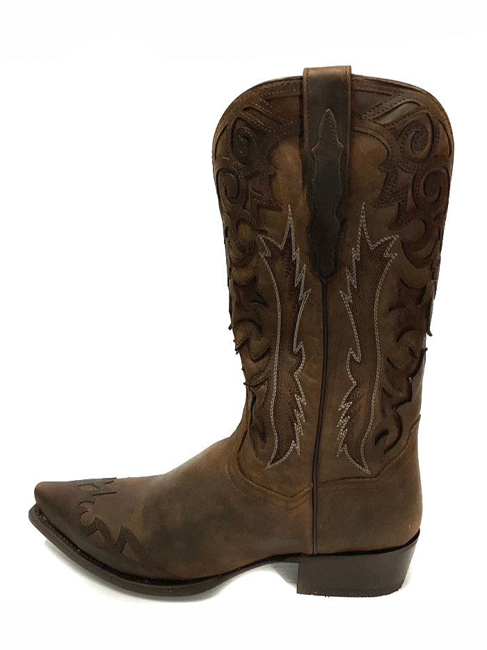 Dan Post DP3179 Men's Denton Leather Boots - All Over Tan - Western Cowboy Boots for Men - Perfect for Rodeo, Country Music Festivals & Casual Wear