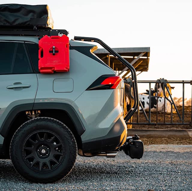 WaterPORT 4.0 Gallon Self-Pressurized Water Tank - Portable Camping Shower System, Truck & Off-Road Vehicle Water Storage (Bumper/Bed Mount) - Perfect for Outdoor Adventures, RV Trips & Emergency Water Supply