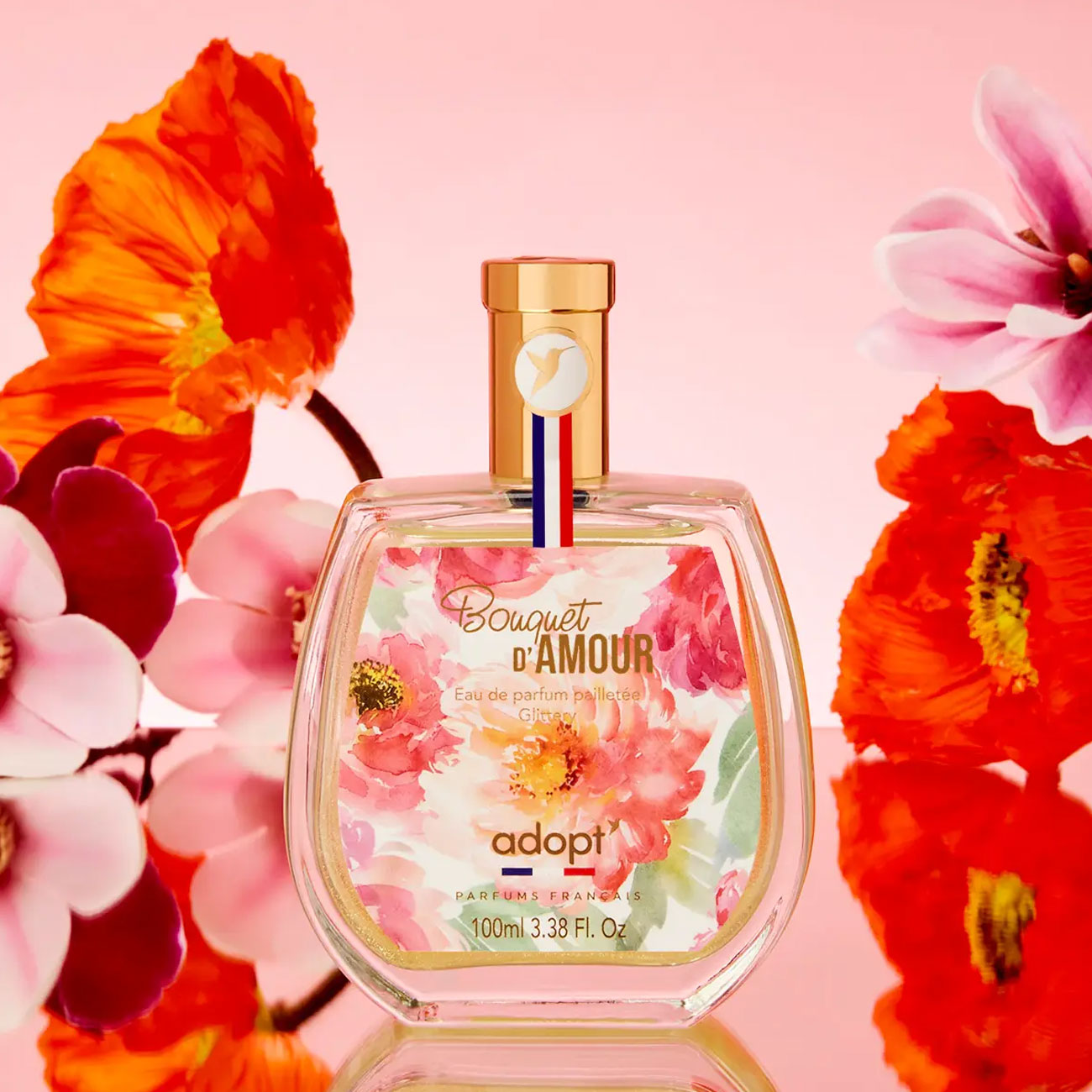 Bouquet d'Amour Glitter Eau de Parfum - Sparkling Floral Fragrance for Women | Perfect for Date Nights & Special Occasions