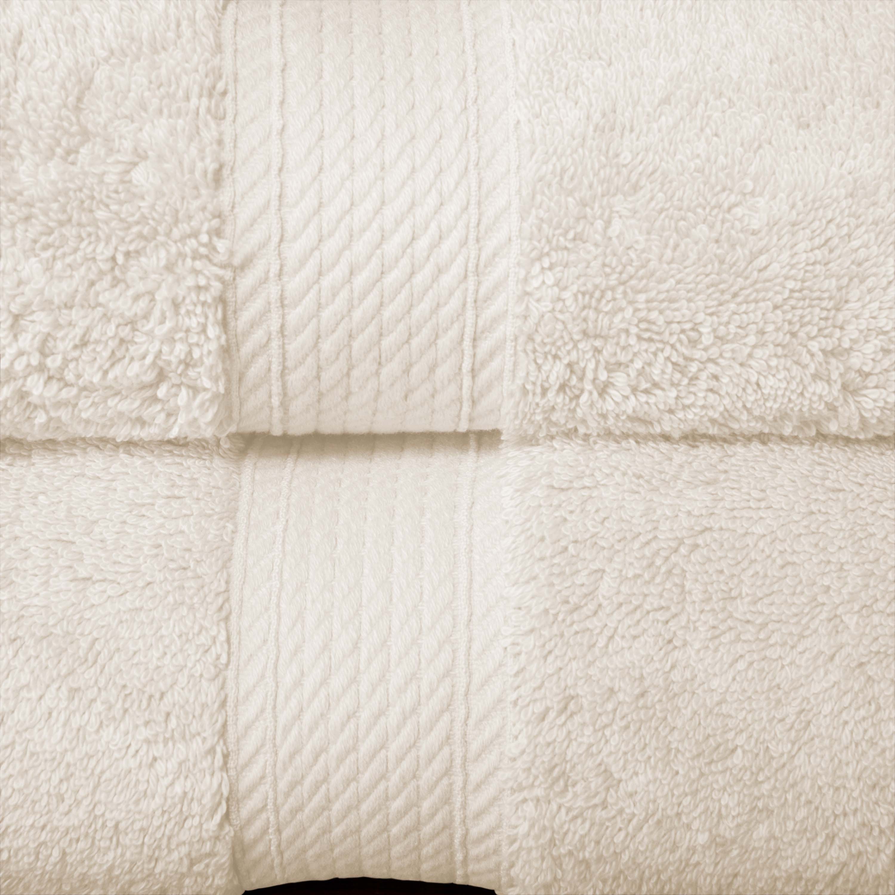 Premium 100% Egyptian Cotton Plush Heavyweight Luxury Bath Towel Set of 6 - Ultra Soft & Absorbent for Spa, Hotel & Home Use