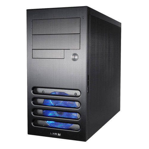 Lian Li PC-A03 Mini Tower Computer Case - Compact ATX Mid Tower Chassis for Gaming PC Builds, Black - Perfect for Home Office & Gaming Setups