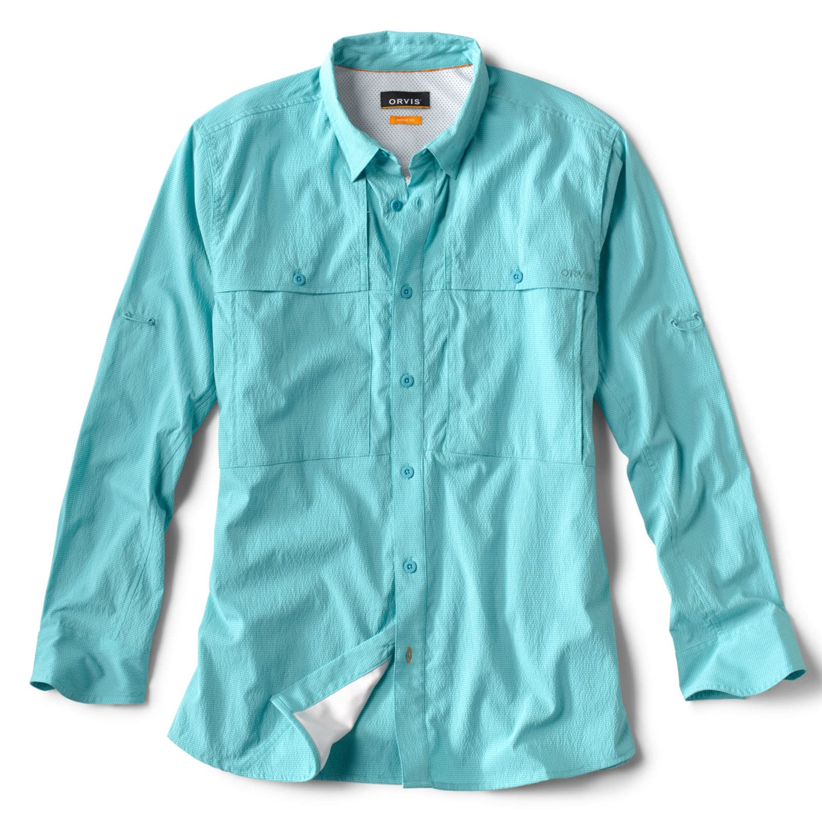 Orvis Long-Sleeved Open Air Caster Shirt for Men - Breathable Fishing & Outdoor Performance Wear - Perfect for Fly Fishing, Hiking, and Camping Trips