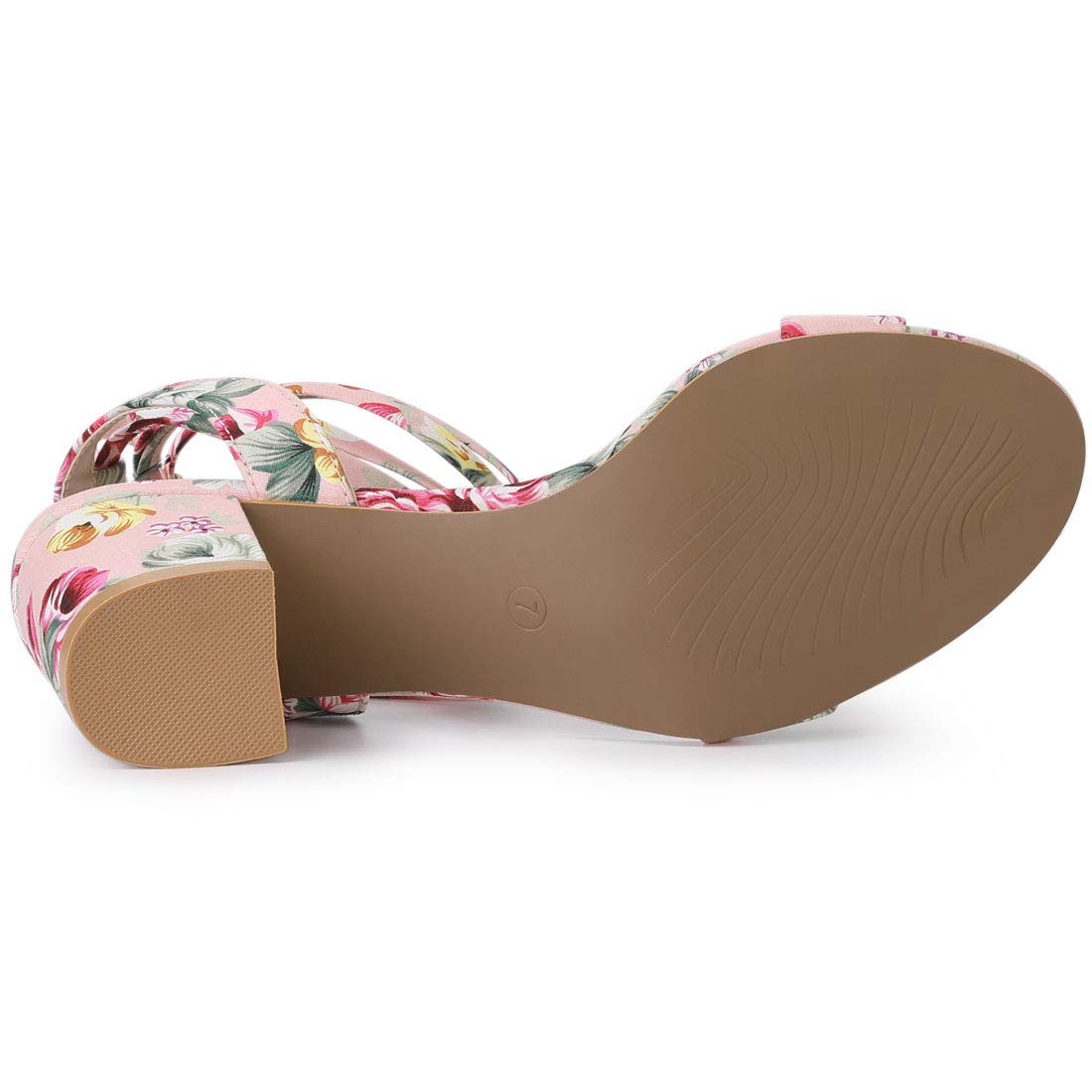Allegra K Women's Block Heel Sandals - Lace Up Heels for Women | Comfortable & Stylish Summer Shoes for Weddings, Parties & Office Wear