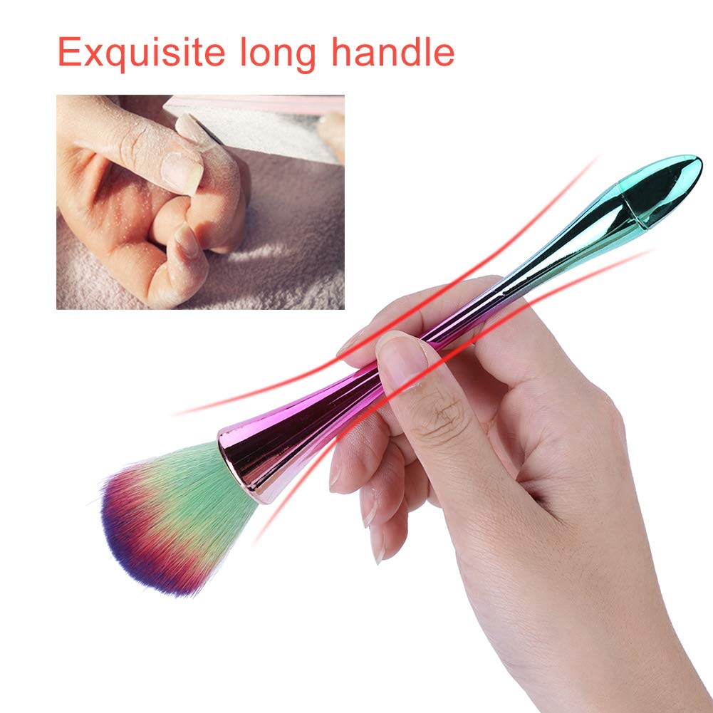 5 Soft Nail Dust Cleaning Brushes for Acrylic & UV Gel - Manicure DIY Tools