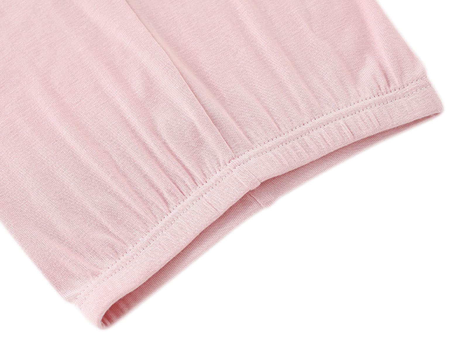 Little Girls Dance Shorts 3 Pack - Bike Shorts for Under Dress, Active Safety Shorts (Pink/Purple/Orange, 5T) - Perfect for Ballet, Gymnastics & Playtime