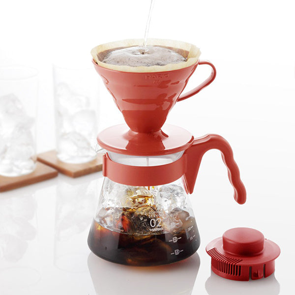 Hario V60 Pour Over Coffee Dripper Kit - Ceramic Coffee Maker with Filters & Carafe for Perfect Home Brewing | Ideal for Specialty Coffee Lovers & Baristas