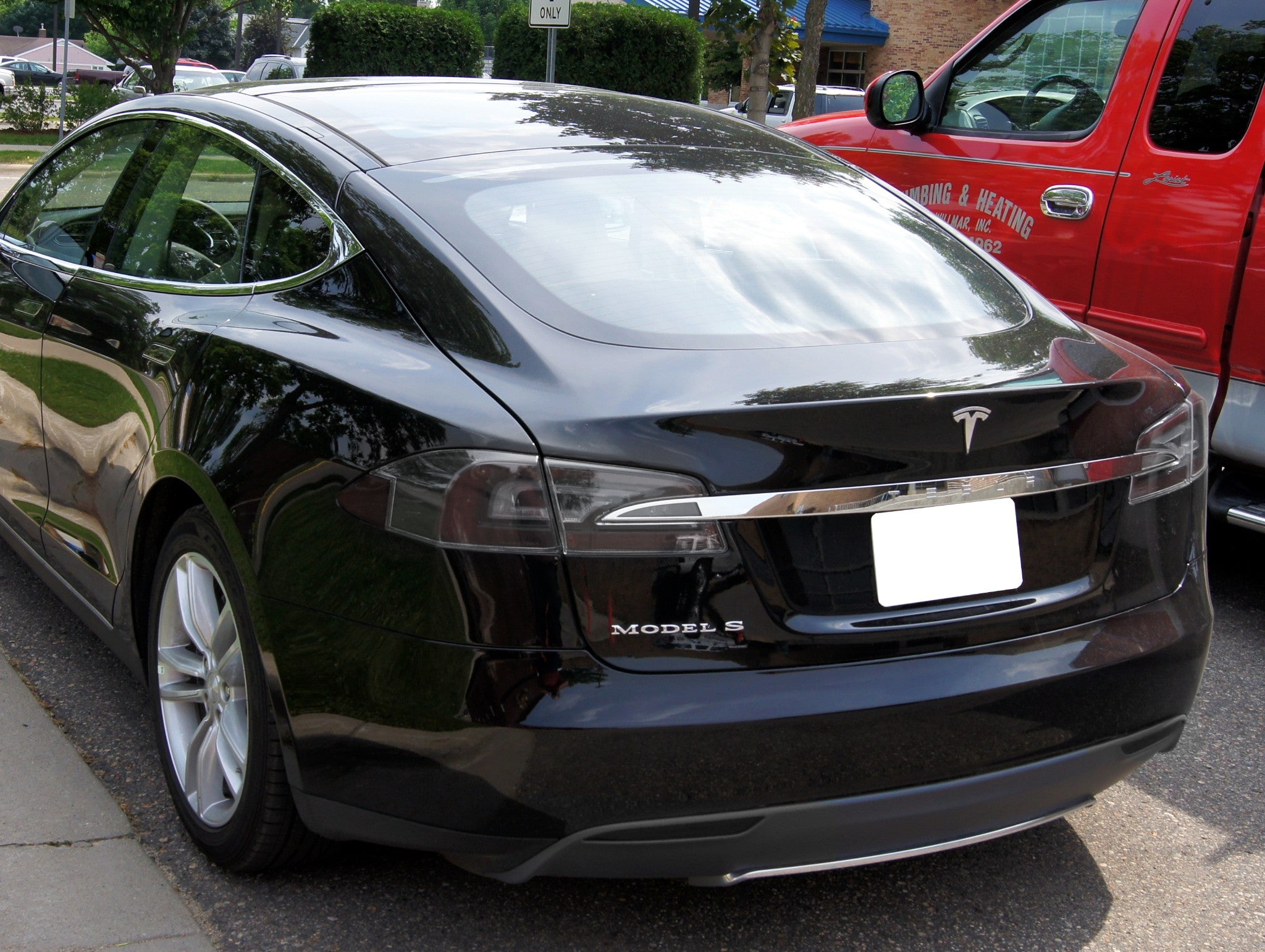 Dark Smoked Rear Bumper Reflector Lenses for 2012-2023 Tesla Model S - Replacement Parts for Enhanced Safety & Style - Perfect for Night Driving & Custom Car Modifications