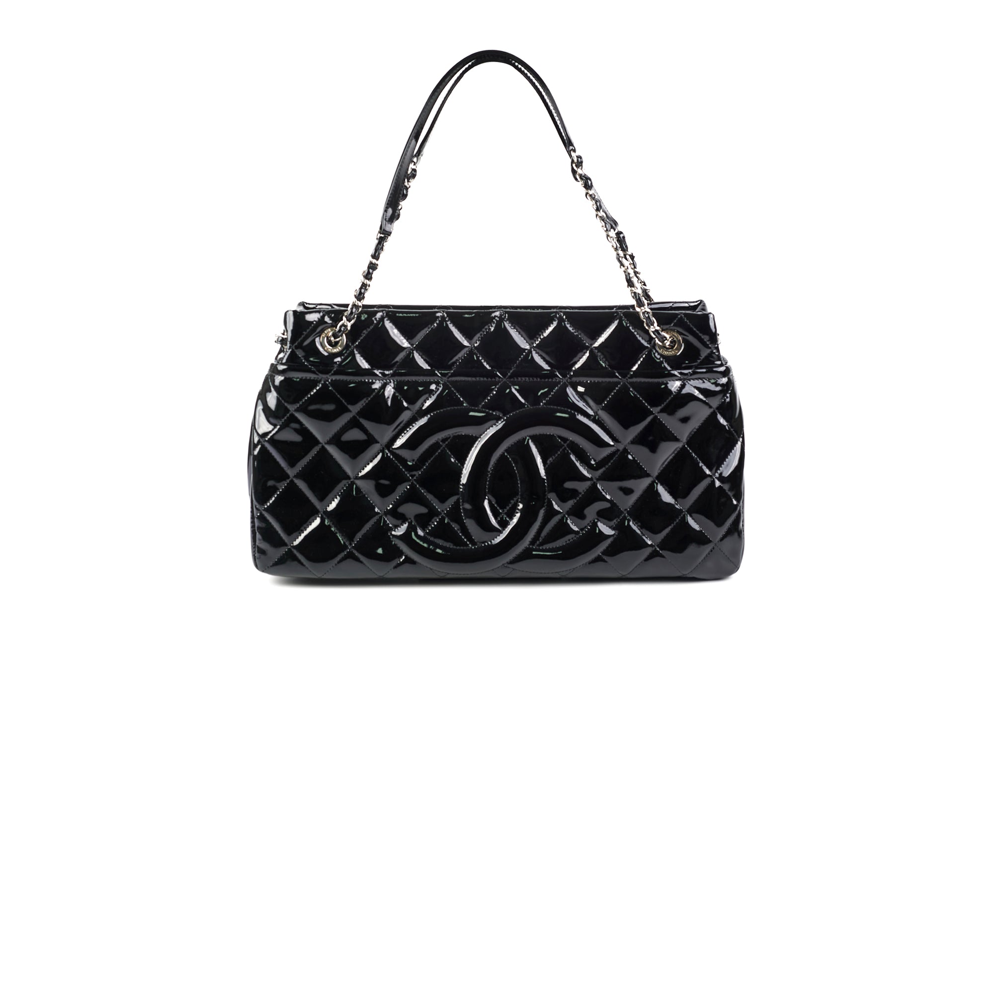 Chanel Black Leather Tote Bag for Women - Luxury Designer Handbag for Work, Travel & Everyday Use
