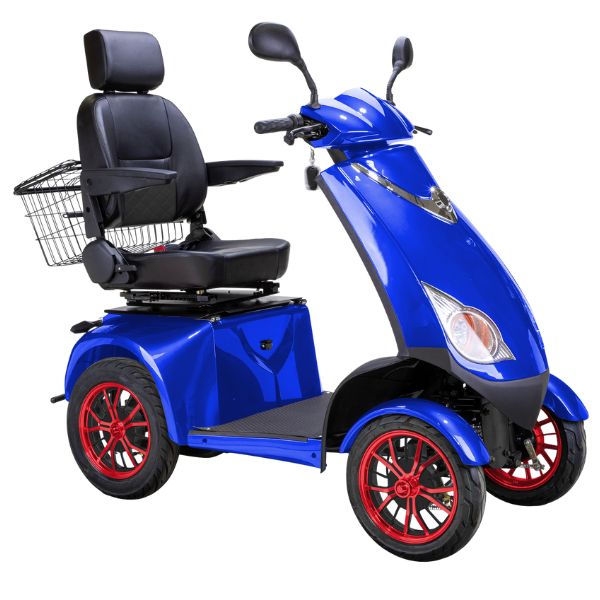 Premium Platinum Bariatric 4-Wheel Mobility Scooter for Heavy Adults - Heavy Duty Electric Wheelchair for Indoor & Outdoor Use - Ideal for Shopping, Travel, and Daily Mobility Assistance