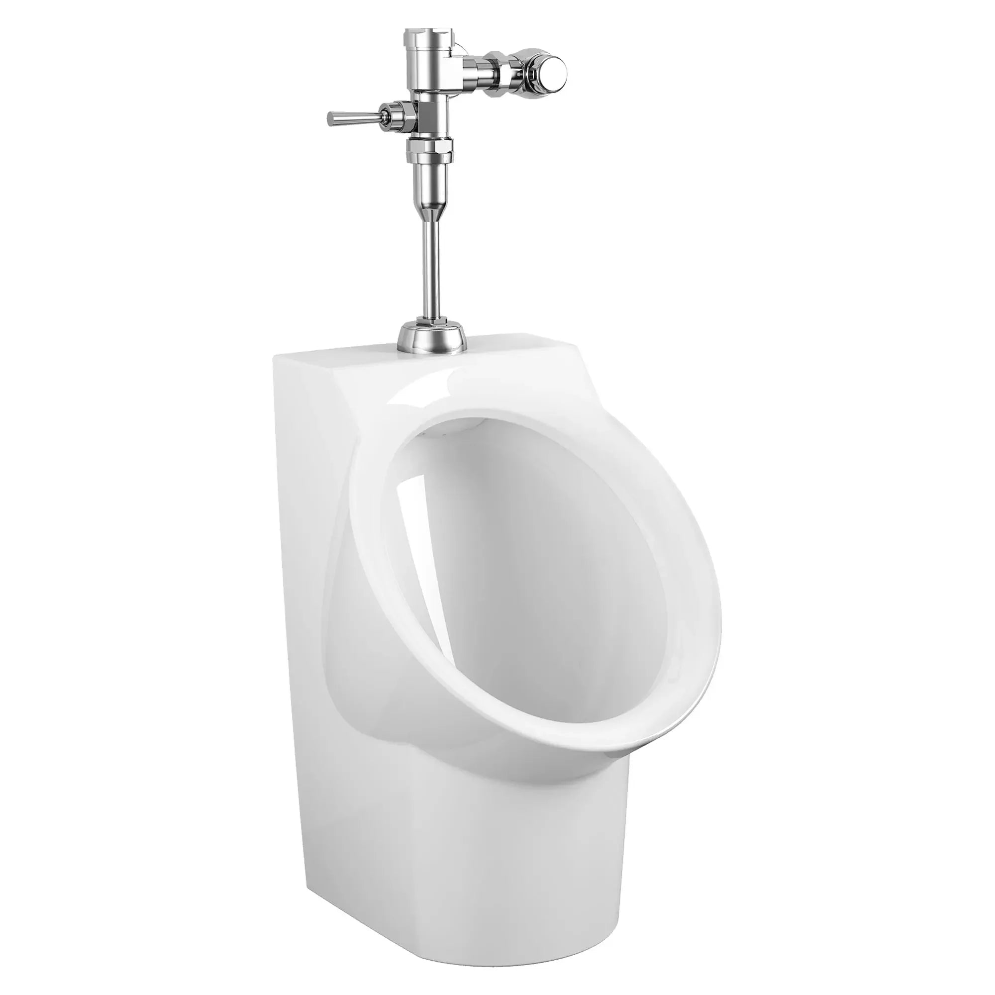 Decorum® EverClean® Manual Piston Flush Valve Urinal System - 0.125 GPF/0.5 LPF Water Saving - Ideal for Commercial Restrooms, Offices & Public Washrooms