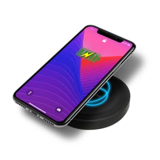 Gigastone Qi-Certified 5W Fast Wireless Charging Pad for iPhone 15/14/13/12/11, Samsung Galaxy S23/S22/S21/S20, AirPods & Qi-Enabled Devices - Perfect for Home, Office & Nightstand Charging