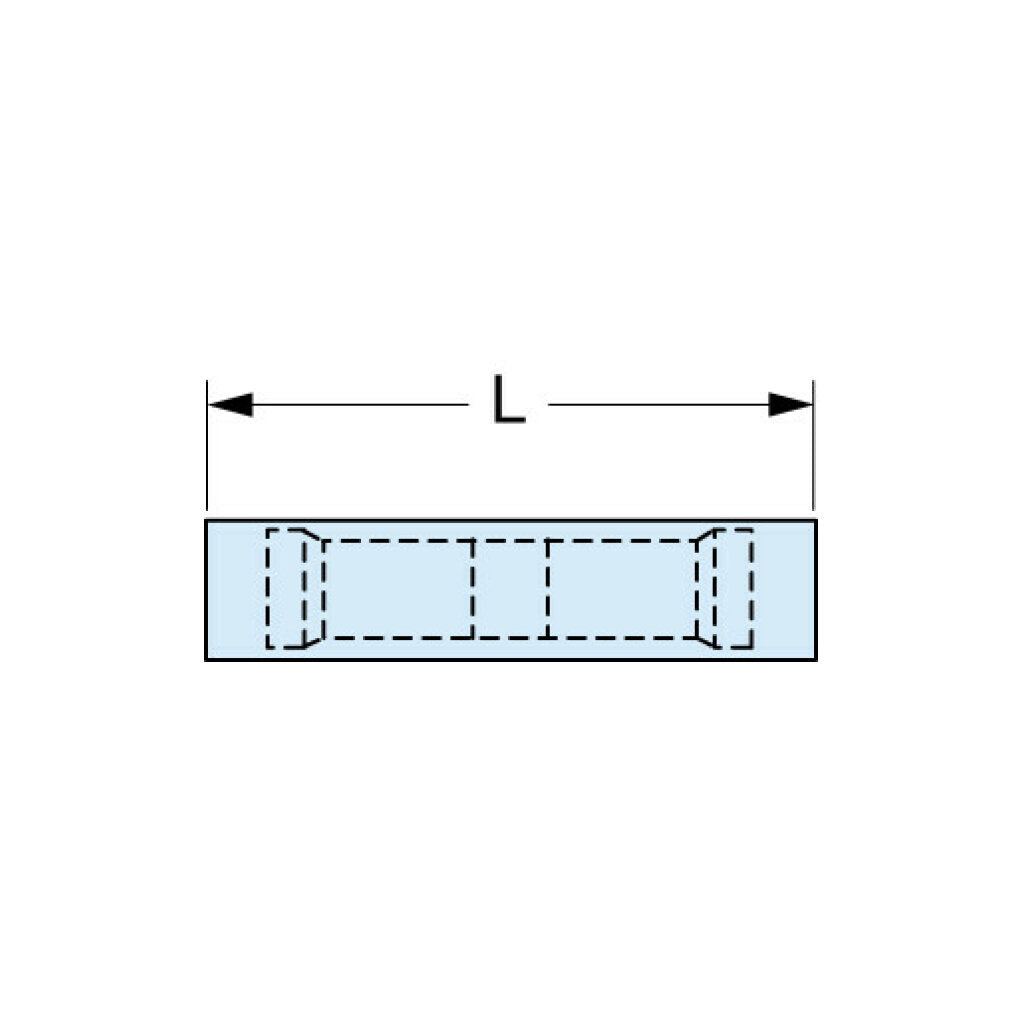 3M 94787 Butt Connector - Nylon Insulated with Insulation Grip for 16-14 AWG Wires (62 Pack) - Ideal for Automotive, Marine & Electrical Wiring Projects