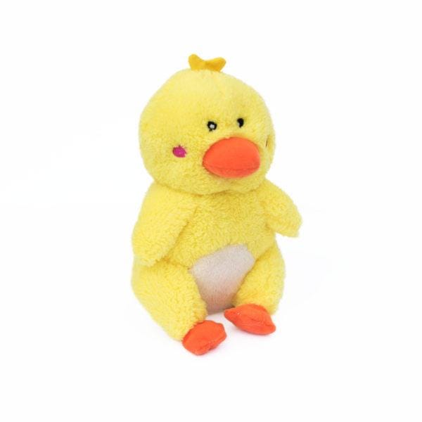ZippyPaws Cheeky Chumz Duck Plush Squeaky Dog Toy - Interactive Play & Cuddling Companion for Small & Medium Dogs | Perfect for Fetch, Training & Indoor/Outdoor Fun