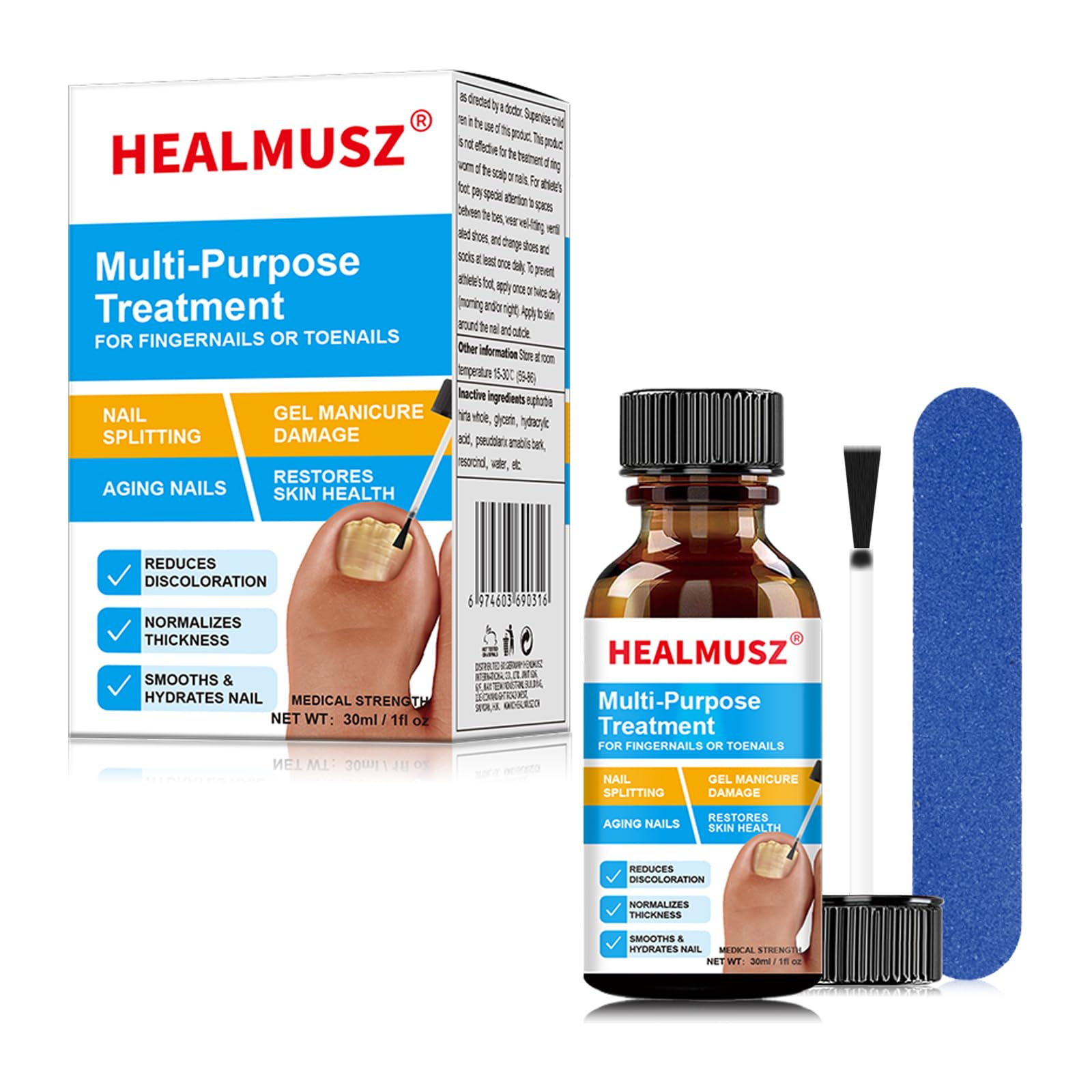 Extra Strength Toenail Fungus Treatment - Fast Acting Antifungal Solution for Toenail & Foot Fungus (1 Piece) | Effective Remedy for Athlete's Foot & Nail Discoloration at Home